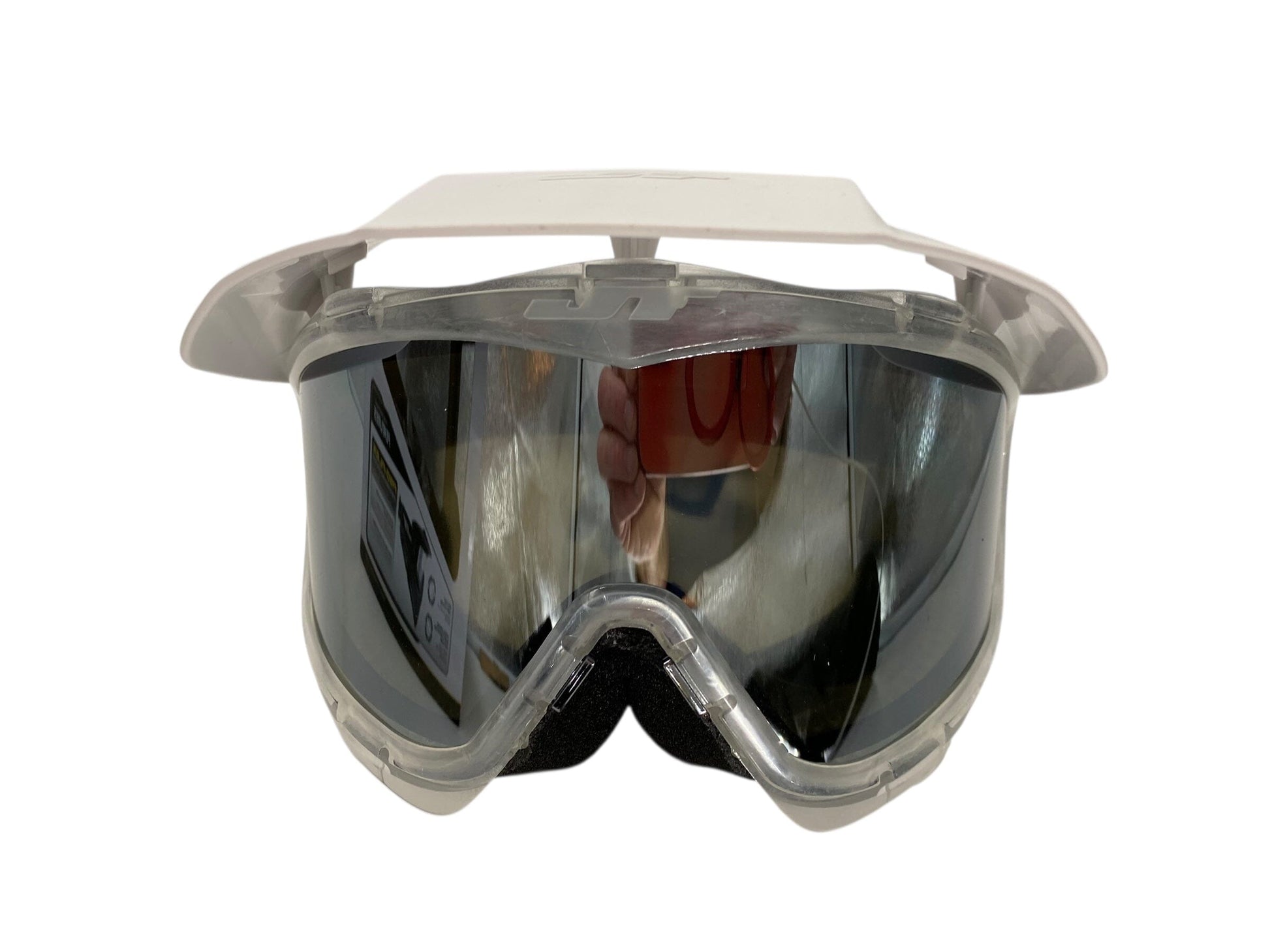 Used NEW JT Spectra Profex Goggle System - Standard Profex White Out with Chrome -(23211): NO BOTTOM Paintball Gun from CPXBrosPaintball Buy/Sell/Trade Paintball Markers, New Paintball Guns, Paintball Hoppers, Paintball Masks, and Hormesis Headbands