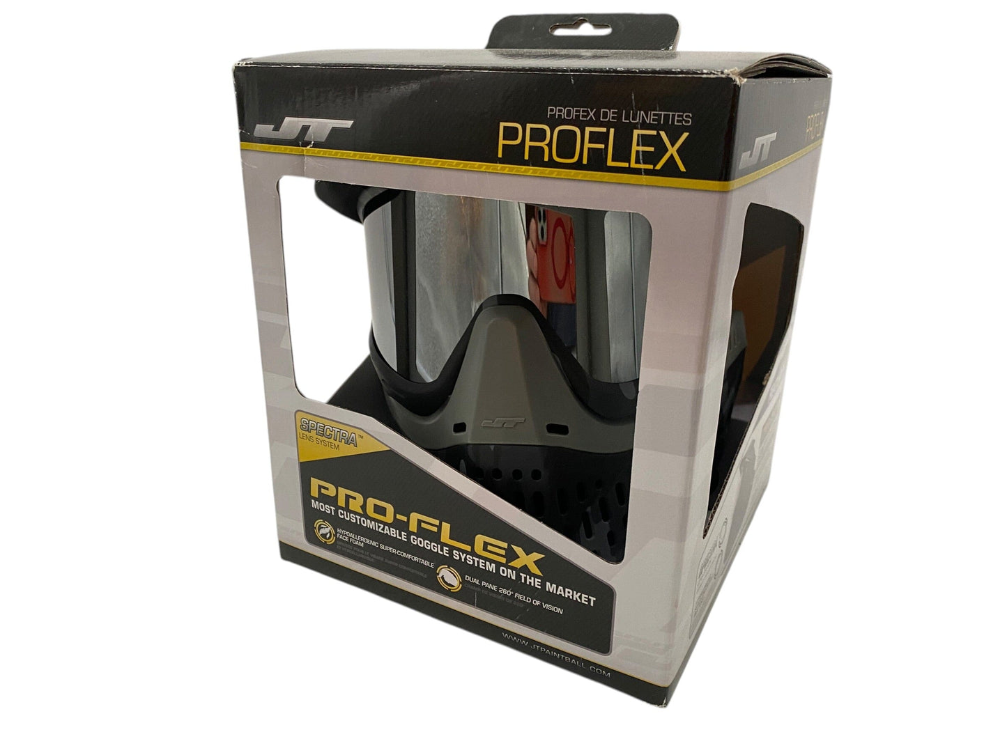 Used NEW JT Spectra Proflex SE Goggle -Dark Urban Camo w/ Chrome Thermal Lens Paintball Gun from CPXBrosPaintball Buy/Sell/Trade Paintball Markers, New Paintball Guns, Paintball Hoppers, Paintball Masks, and Hormesis Headbands