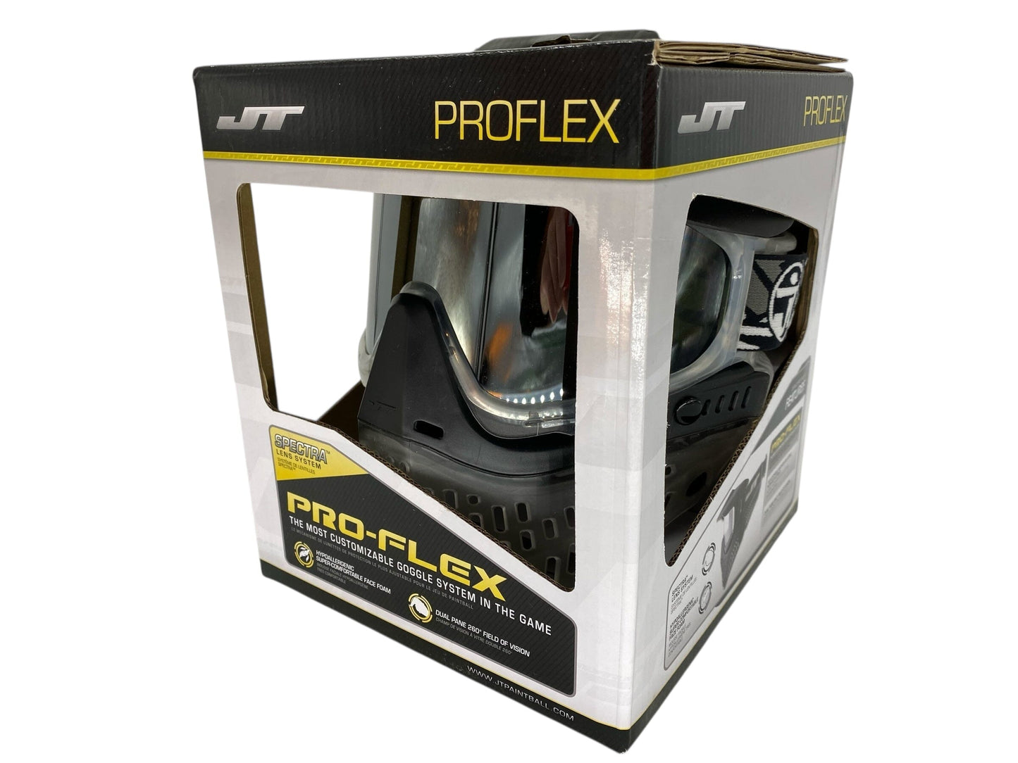 Used NEW JT Spectra Proflex SE Goggle Ice Series Clear w/ Chrome Thermal Lens Paintball Gun from CPXBrosPaintball Buy/Sell/Trade Paintball Markers, New Paintball Guns, Paintball Hoppers, Paintball Masks, and Hormesis Headbands