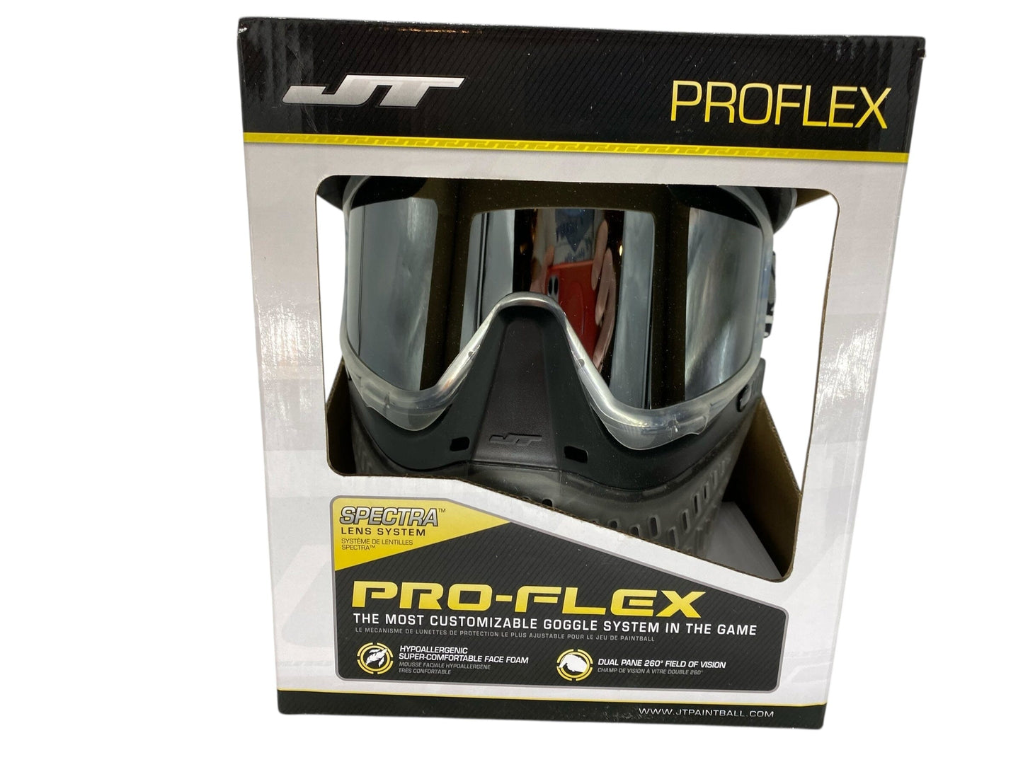 Used NEW JT Spectra Proflex SE Goggle Ice Series Clear w/ Chrome Thermal Lens Paintball Gun from CPXBrosPaintball Buy/Sell/Trade Paintball Markers, New Paintball Guns, Paintball Hoppers, Paintball Masks, and Hormesis Headbands