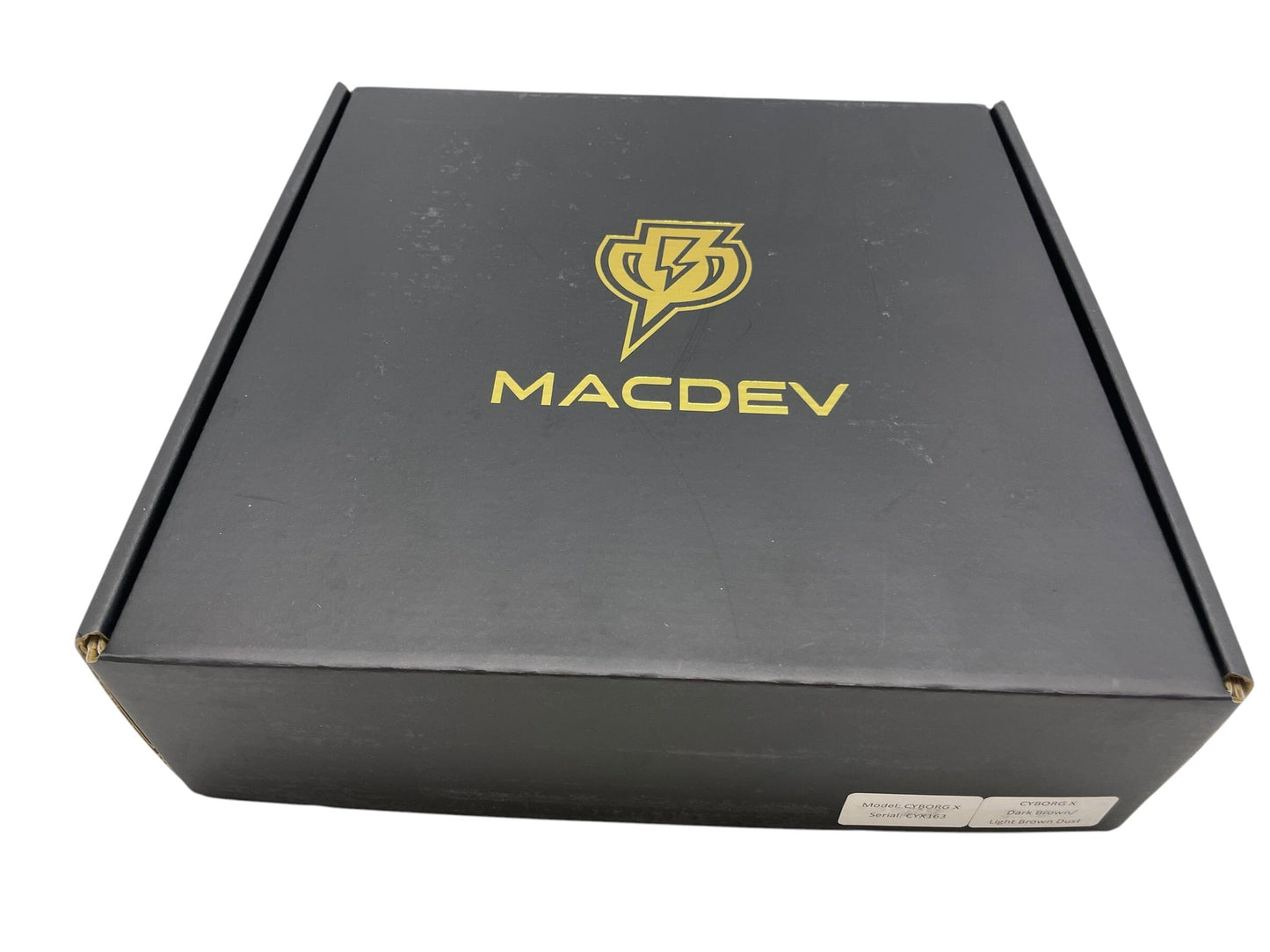 Used NEW Macdev Cyborg X Bronze/Gold Limited Edition Paintball Gun Paintball Gun from CPXBrosPaintball Buy/Sell/Trade Paintball Markers, New Paintball Guns, Paintball Hoppers, Paintball Masks, and Hormesis Headbands