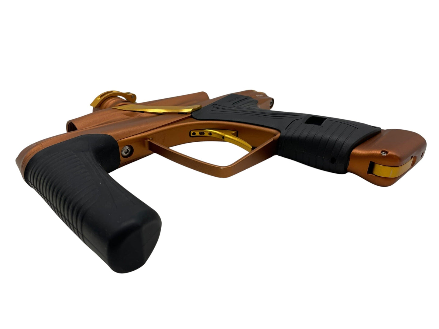 Used NEW Macdev Cyborg X Bronze/Gold Limited Edition Paintball Gun Paintball Gun from CPXBrosPaintball Buy/Sell/Trade Paintball Markers, New Paintball Guns, Paintball Hoppers, Paintball Masks, and Hormesis Headbands