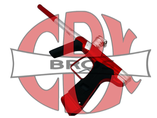 Used NEW Macdev Droid Red / Silver Paintball Gun Paintball Gun from CPXBrosPaintball Buy/Sell/Trade Paintball Markers, New Paintball Guns, Paintball Hoppers, Paintball Masks, and Hormesis Headbands
