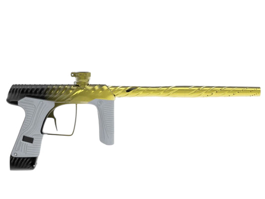 Used New MacDev x TWSTR Cyclone - Golden Night (Polished) Paintball Gun from CPXBrosPaintball Buy/Sell/Trade Paintball Markers, New Paintball Guns, Paintball Hoppers, Paintball Masks, and Hormesis Headbands