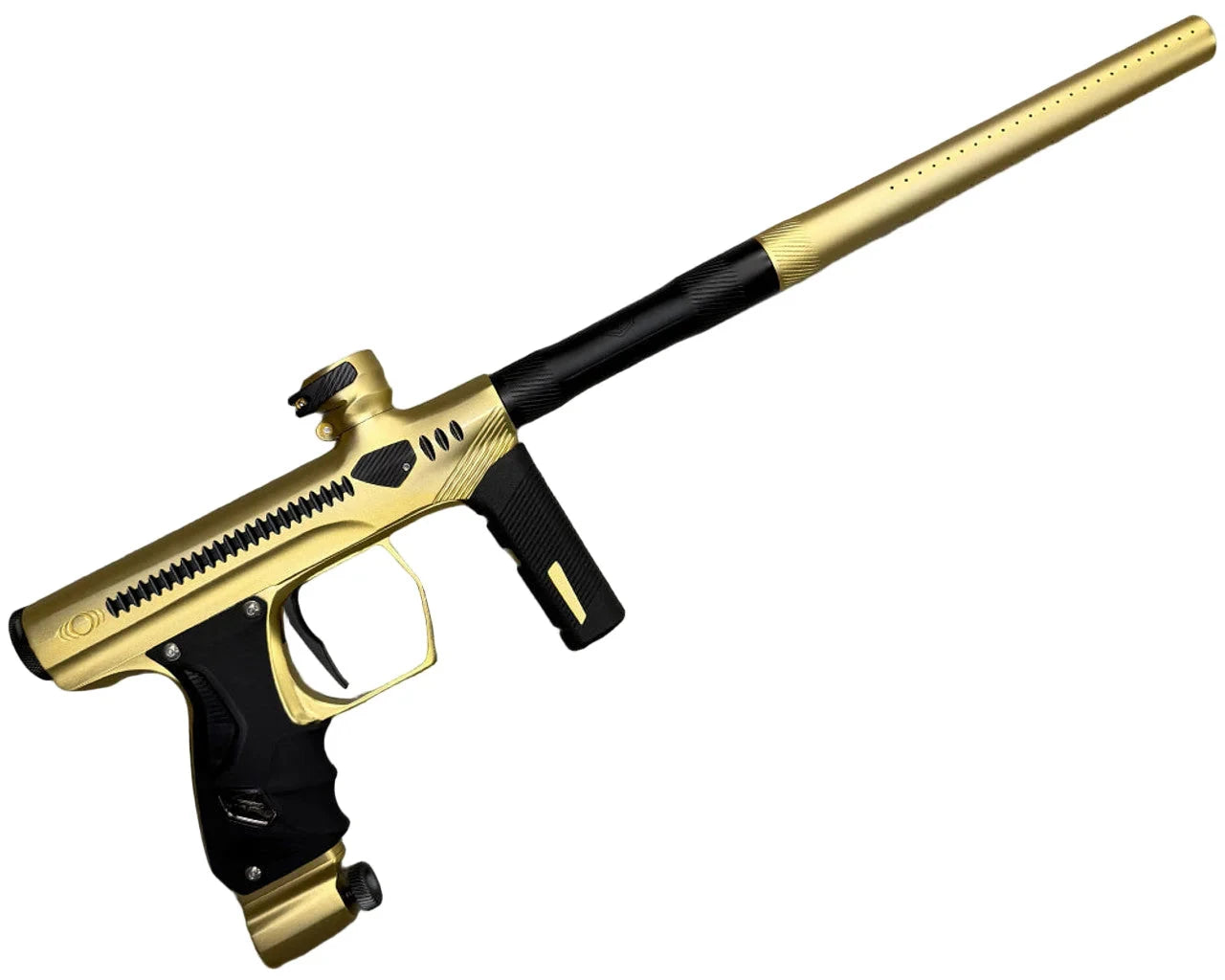 Used NEW Method SP Shocker Era Paintball Gun - Gold/Black Paintball Gun from CPXBrosPaintball Buy/Sell/Trade Paintball Markers, New Paintball Guns, Paintball Hoppers, Paintball Masks, and Hormesis Headbands