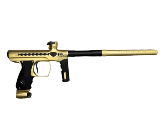 Used NEW Method SP Shocker Era Paintball Gun - Gold/Black Paintball Gun from CPXBrosPaintball Buy/Sell/Trade Paintball Markers, New Paintball Guns, Paintball Hoppers, Paintball Masks, and Hormesis Headbands
