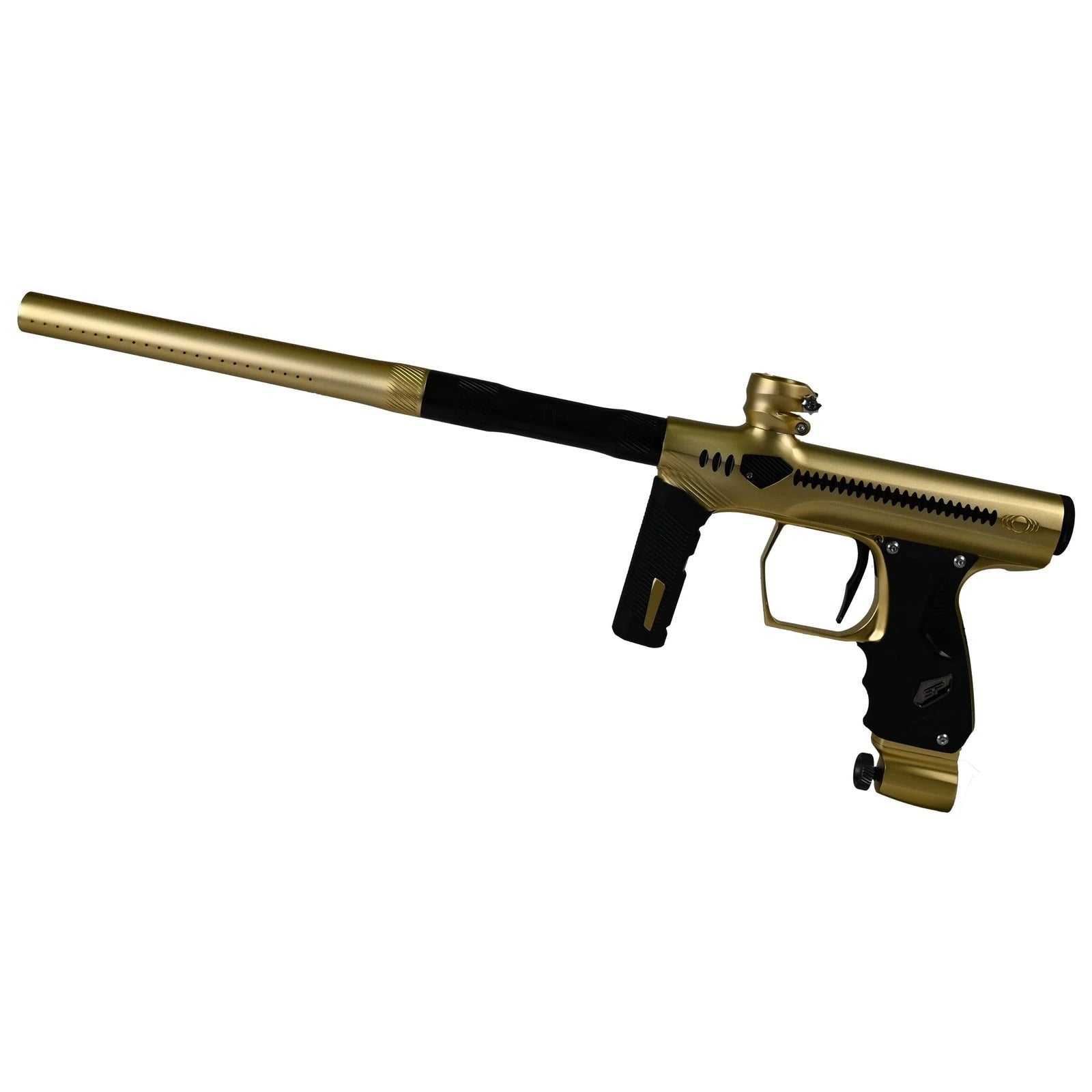 Used NEW Method SP Shocker Era Paintball Gun - Gold/Black Paintball Gun from CPXBrosPaintball Buy/Sell/Trade Paintball Markers, New Paintball Guns, Paintball Hoppers, Paintball Masks, and Hormesis Headbands