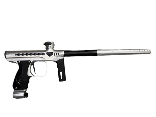 Used NEW Method SP Shocker Era Paintball Gun - Silver/Black Paintball Gun from CPXBrosPaintball Buy/Sell/Trade Paintball Markers, New Paintball Guns, Paintball Hoppers, Paintball Masks, and Hormesis Headbands