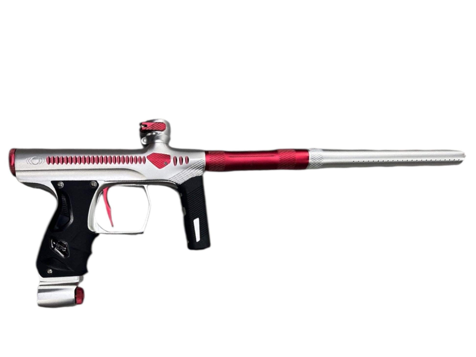 Used NEW Method SP Shocker Era Paintball Gun - Silver/Red Paintball Gun from CPXBrosPaintball Buy/Sell/Trade Paintball Markers, New Paintball Guns, Paintball Hoppers, Paintball Masks, and Hormesis Headbands