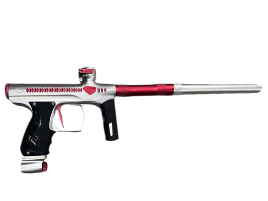 Used NEW Method SP Shocker Era Paintball Gun - Silver/Red Paintball Gun from CPXBrosPaintball Buy/Sell/Trade Paintball Markers, New Paintball Guns, Paintball Hoppers, Paintball Masks, and Hormesis Headbands