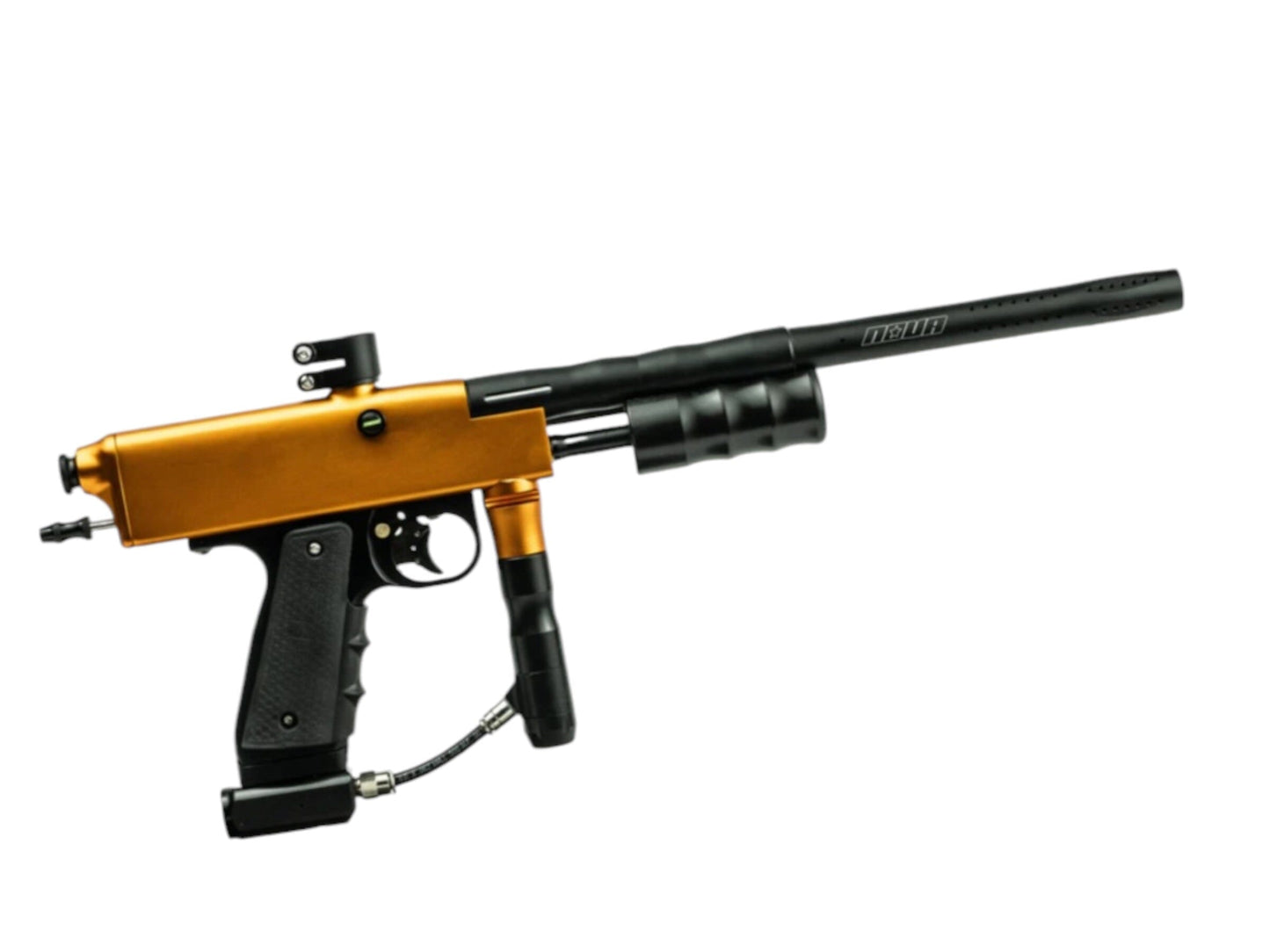 Used NEW Nova NX1 Sentinel Sniper Pump Single Finger Paintball Gun- Pink Orange Paintball Gun from CPXBrosPaintball Buy/Sell/Trade Paintball Markers, New Paintball Guns, Paintball Hoppers, Paintball Masks, and Hormesis Headbands