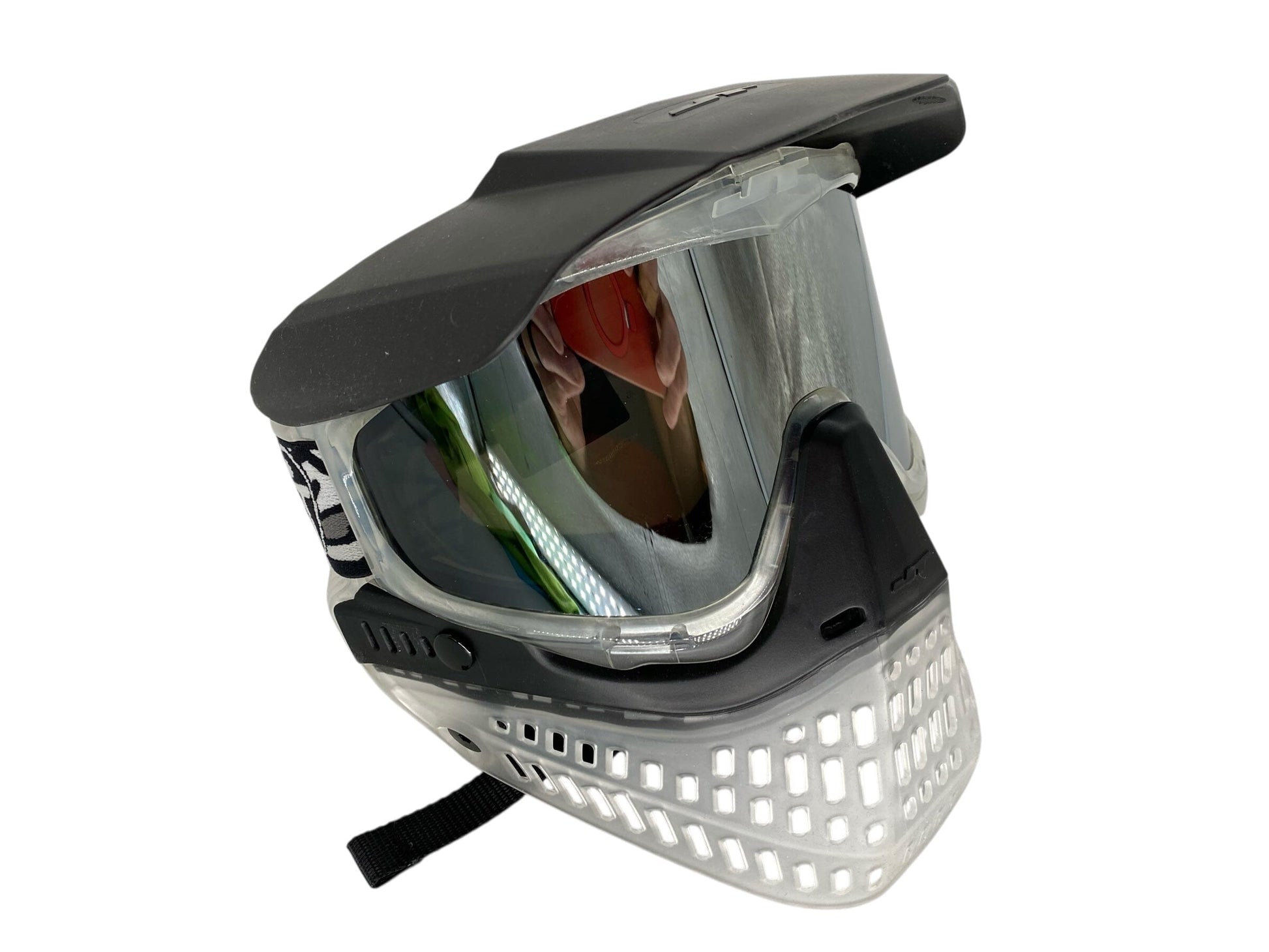 Used NEW Paintball Mask - JT Spectra Proflex SE Goggle Ice Series Clear w/ Chrome Thermal Lens Paintball Gun from CPXBrosPaintball Buy/Sell/Trade Paintball Markers, New Paintball Guns, Paintball Hoppers, Paintball Masks, and Hormesis Headbands