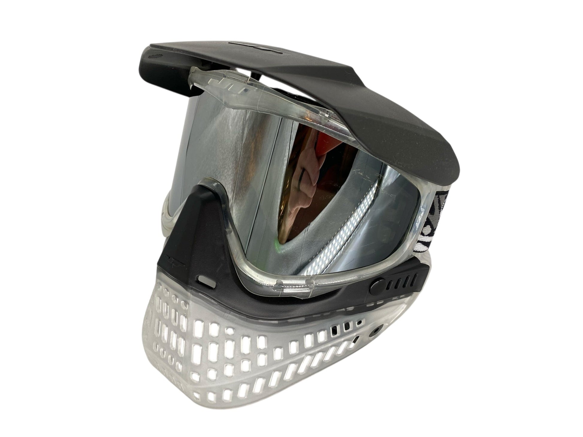 Used NEW Paintball Mask - JT Spectra Proflex SE Goggle Ice Series Clear w/ Chrome Thermal Lens Paintball Gun from CPXBrosPaintball Buy/Sell/Trade Paintball Markers, New Paintball Guns, Paintball Hoppers, Paintball Masks, and Hormesis Headbands
