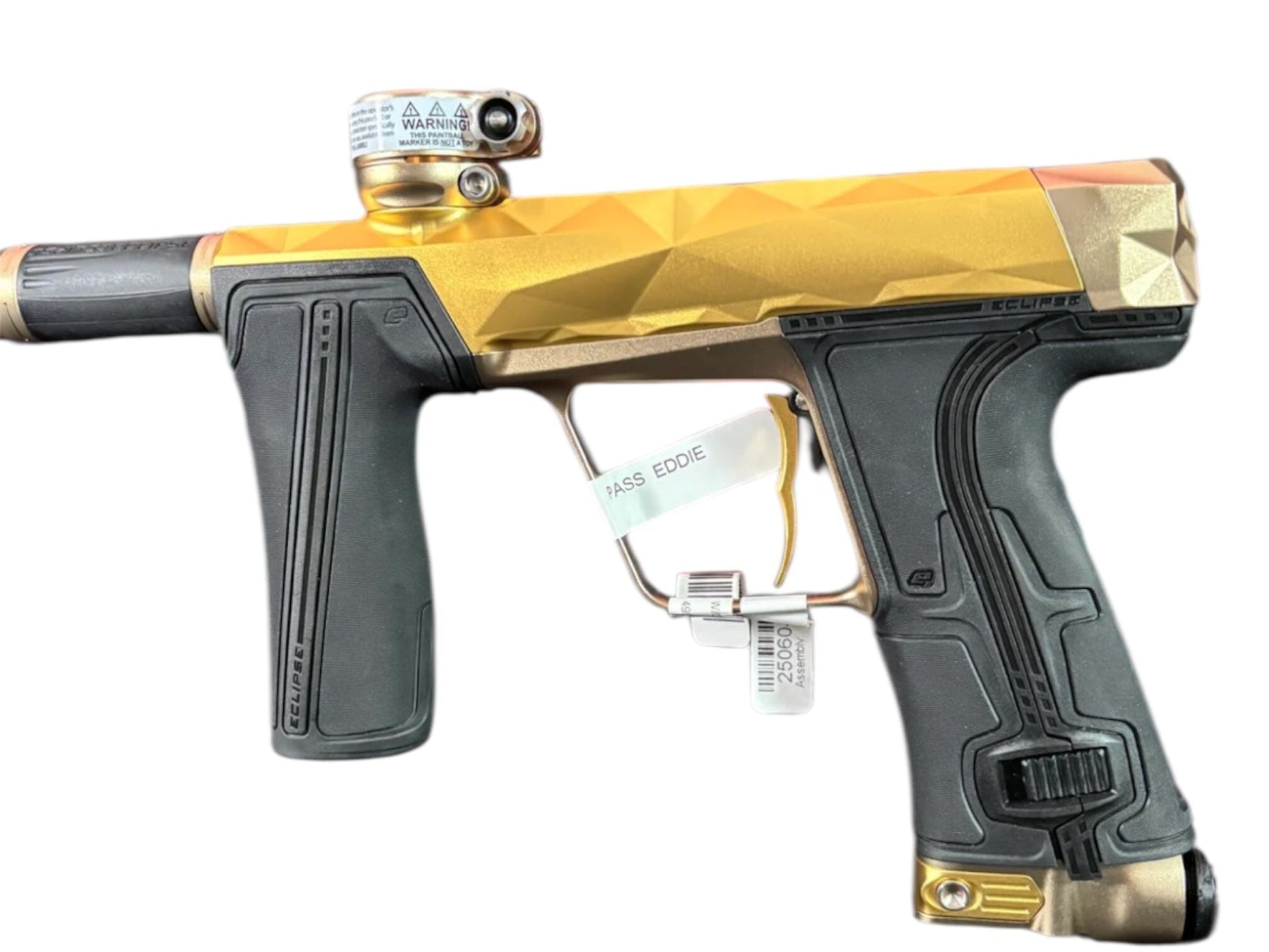 Used NEW PLANET ECLIPSE CS3 PRO - INFAMOUS EDITION (GOLD/SANDSTONE) Paintball Gun from CPXBrosPaintball Buy/Sell/Trade Paintball Markers, New Paintball Guns, Paintball Hoppers, Paintball Masks, and Hormesis Headbands