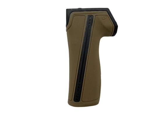 Used NEW Planet Eclipse Geo R5 CS3 PRO FRONT GRIP - Earth Brown Tan Paintball Gun from CPXBrosPaintball Buy/Sell/Trade Paintball Markers, New Paintball Guns, Paintball Hoppers, Paintball Masks, and Hormesis Headbands