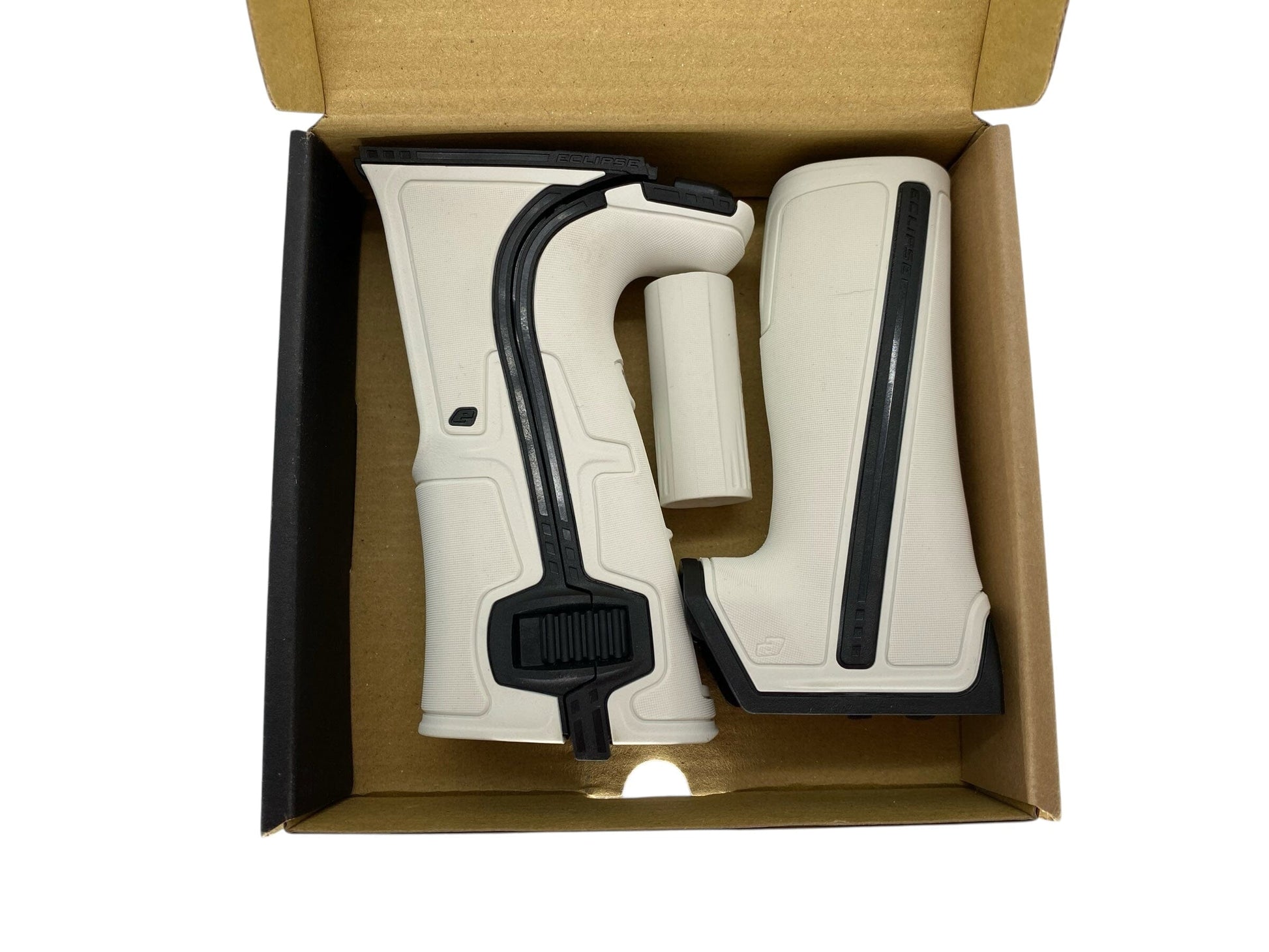 Used New Planet Eclipse R5/CS3 Pro Grips - White Paintball Gun from CPXBrosPaintball Buy/Sell/Trade Paintball Markers, New Paintball Guns, Paintball Hoppers, Paintball Masks, and Hormesis Headbands