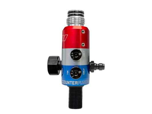Used NEW POWERHOUSE COUNTERPUNCH "LONGBODY" REGULATOR RED WHITE BLUE Paintball Gun from CPXBrosPaintball Buy/Sell/Trade Paintball Markers, New Paintball Guns, Paintball Hoppers, Paintball Masks, and Hormesis Headbands