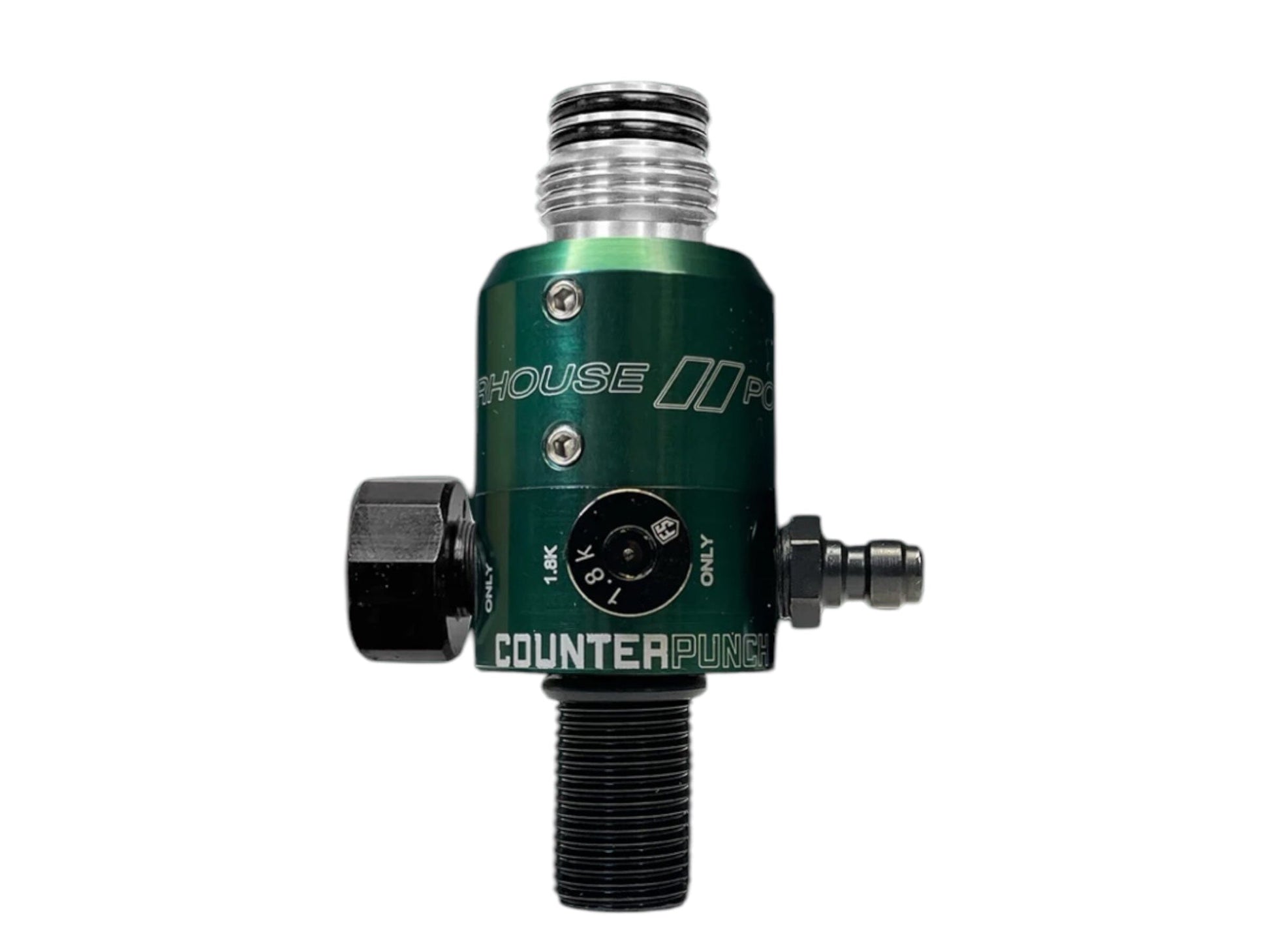 Used NEW POWERHOUSE COUNTERPUNCH REGULATOR - BRITISH RACING GREEN Paintball Gun from CPXBrosPaintball Buy/Sell/Trade Paintball Markers, New Paintball Guns, Paintball Hoppers, Paintball Masks, and Hormesis Headbands