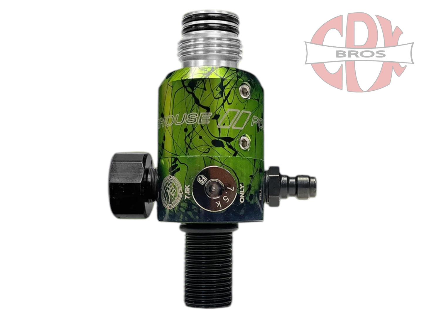 Used NEW POWERHOUSE COUNTERPUNCH REGULATOR - GREEN BLACK SPLASH Paintball Gun from CPXBrosPaintball Buy/Sell/Trade Paintball Markers, New Paintball Guns, Paintball Hoppers, Paintball Masks, and Hormesis Headbands