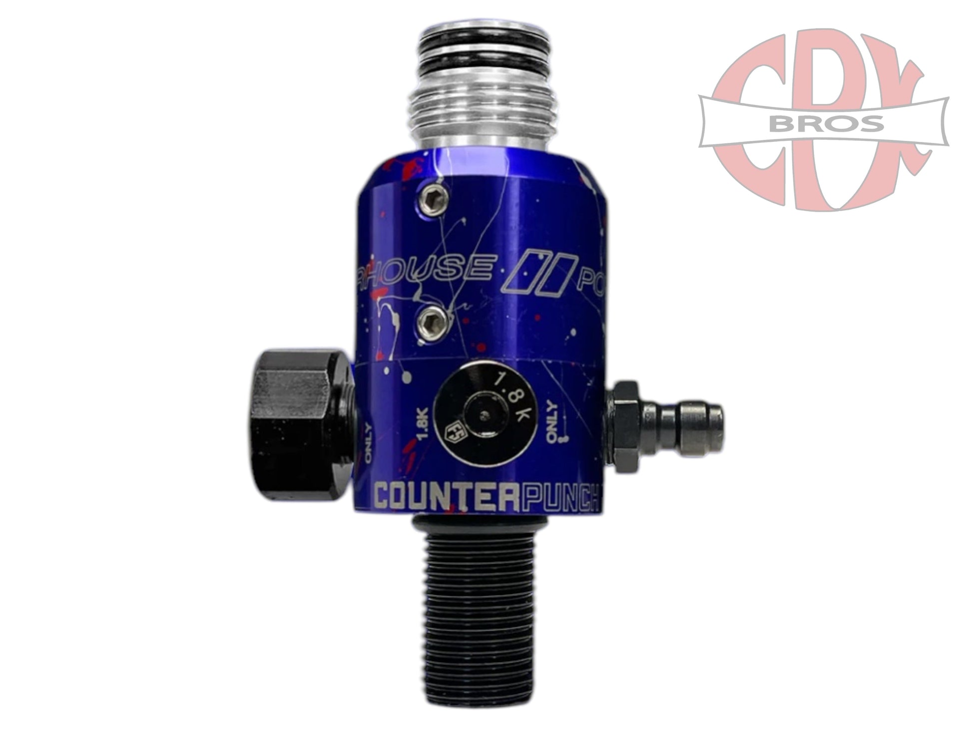 Used NEW POWERHOUSE COUNTERPUNCH REGULATOR - TWILIGHT SPLASH Paintball Gun from CPXBrosPaintball Buy/Sell/Trade Paintball Markers, New Paintball Guns, Paintball Hoppers, Paintball Masks, and Hormesis Headbands