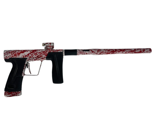 Used NEW Project Scales Geo R5 Blood Splatter Paintball Gun from CPXBrosPaintball Buy/Sell/Trade Paintball Markers, New Paintball Guns, Paintball Hoppers, Paintball Masks, and Hormesis Headbands