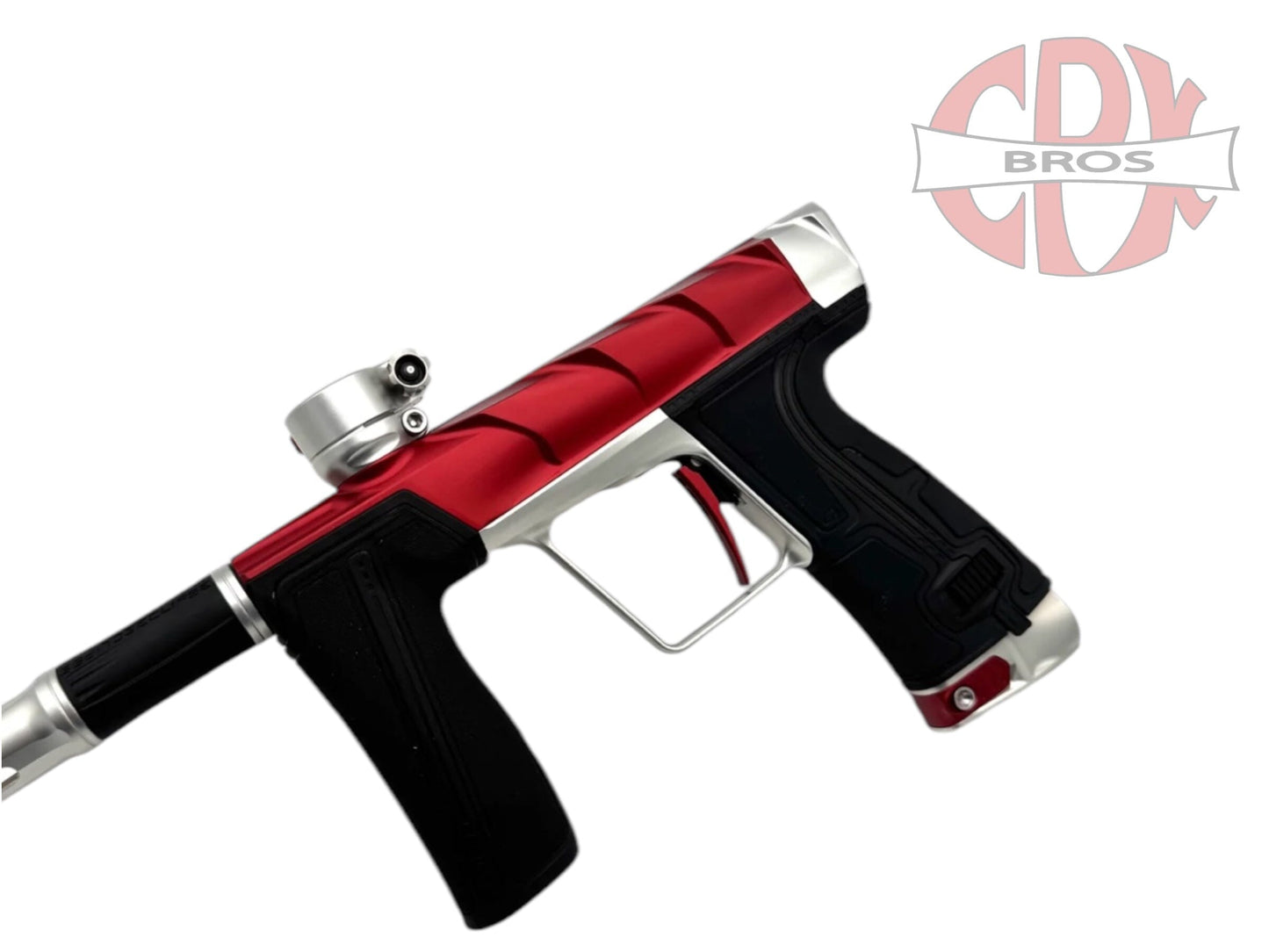 Used NEW Project Scales Geo R5-Red/Silver Paintball Gun from CPXBrosPaintball Buy/Sell/Trade Paintball Markers, New Paintball Guns, Paintball Hoppers, Paintball Masks, and Hormesis Headbands