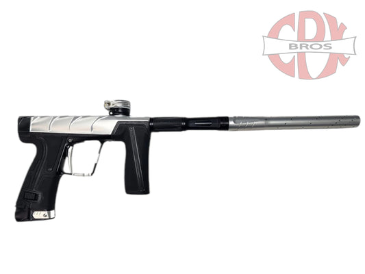 Used NEW Project Scales Geo R5-Silver/Black Paintball Gun from CPXBrosPaintball Buy/Sell/Trade Paintball Markers, New Paintball Guns, Paintball Hoppers, Paintball Masks, and Hormesis Headbands