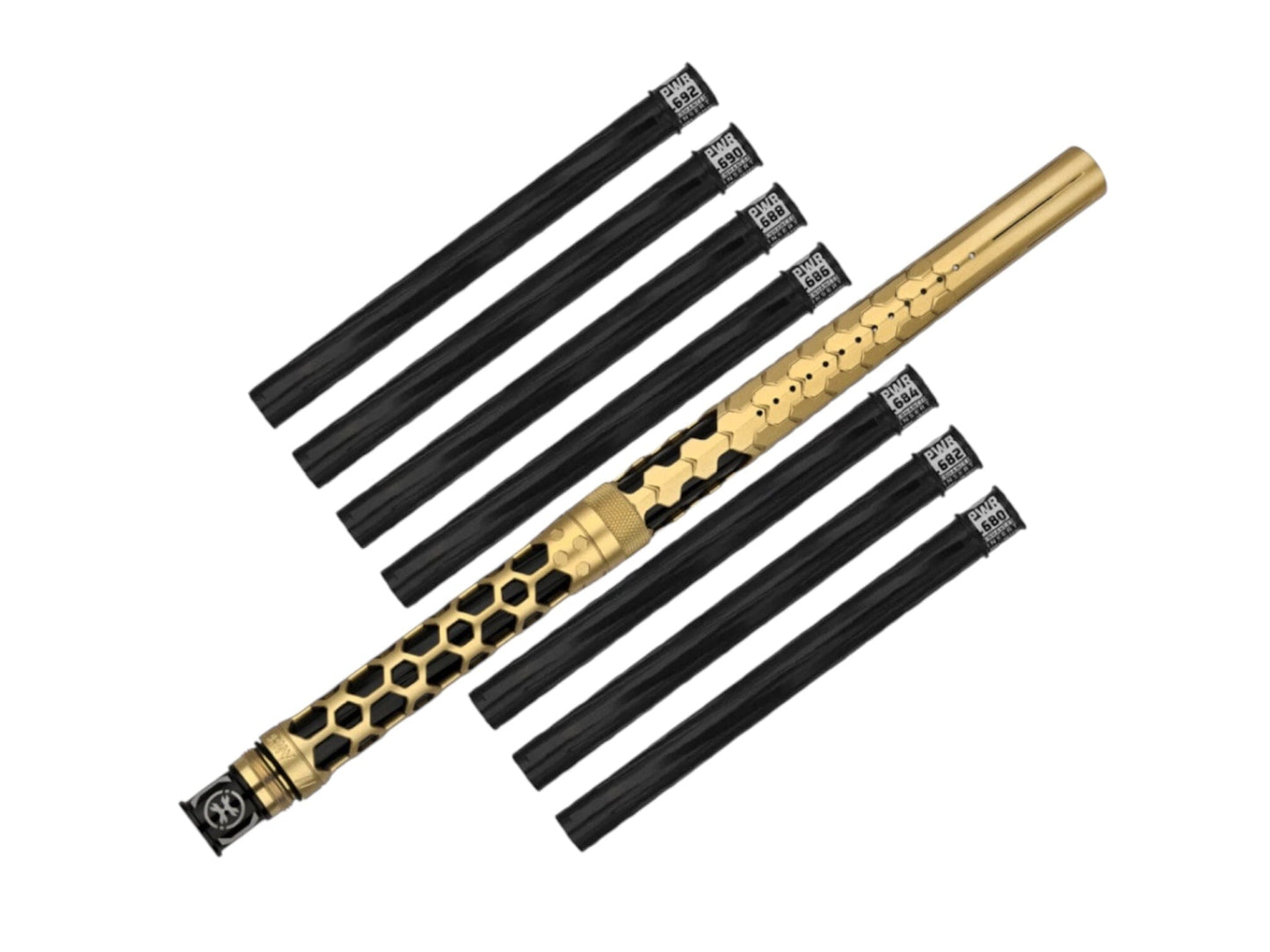 Used NEW PWR Barrel Kit - Hex Gold Paintball Gun from CPXBrosPaintball Buy/Sell/Trade Paintball Markers, New Paintball Guns, Paintball Hoppers, Paintball Masks, and Hormesis Headbands