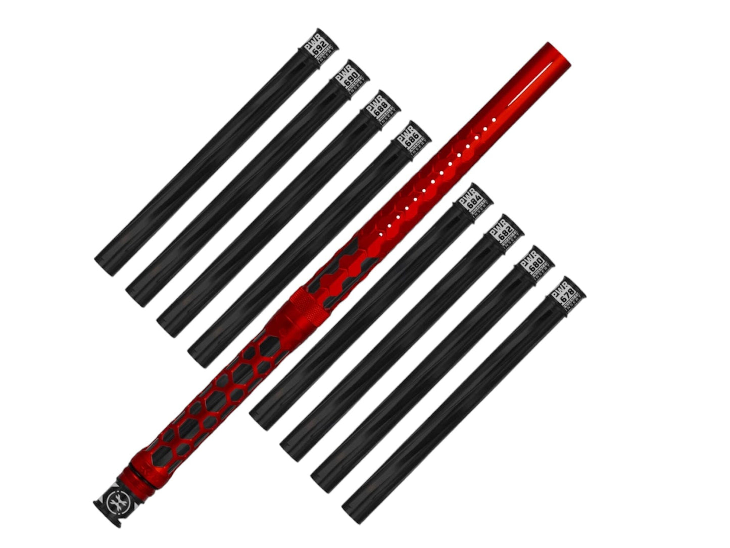 Used NEW PWR Barrel Kit - Hex Red Paintball Gun from CPXBrosPaintball Buy/Sell/Trade Paintball Markers, New Paintball Guns, Paintball Hoppers, Paintball Masks, and Hormesis Headbands