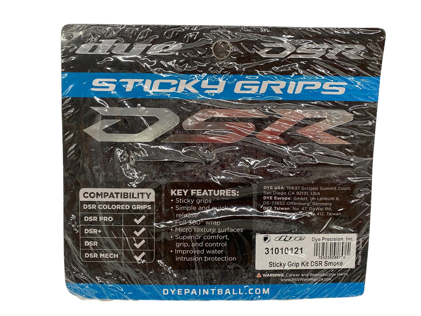 Used NEW Sticky Grip Kit DYE DSR Smoke Paintball Gun from CPXBrosPaintball Buy/Sell/Trade Paintball Markers, New Paintball Guns, Paintball Hoppers, Paintball Masks, and Hormesis Headbands
