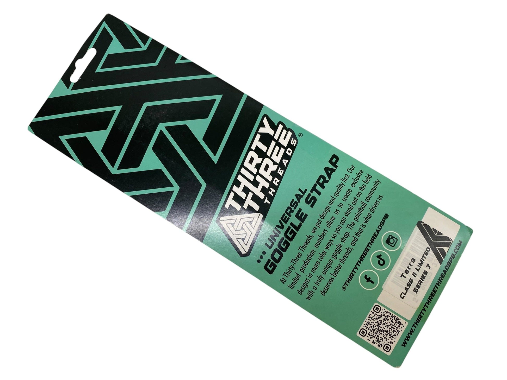 Used NEW THIRTY THREE THREADS Mask Strap : TERRA Class II Limited SERIES Paintball Gun from CPXBrosPaintball Buy/Sell/Trade Paintball Markers, New Paintball Guns, Paintball Hoppers, Paintball Masks, and Hormesis Headbands