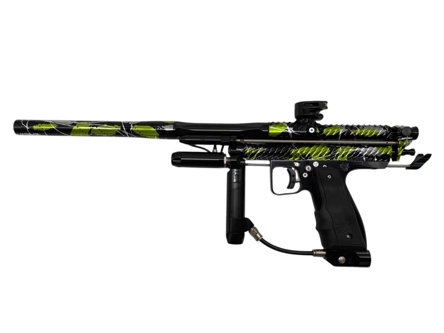 Used New Twister x Inception Auto Cocker - Polished Venom Splash ER Paintball Gun from CPXBrosPaintball Buy/Sell/Trade Paintball Markers, New Paintball Guns, Paintball Hoppers, Paintball Masks, and Hormesis Headbands
