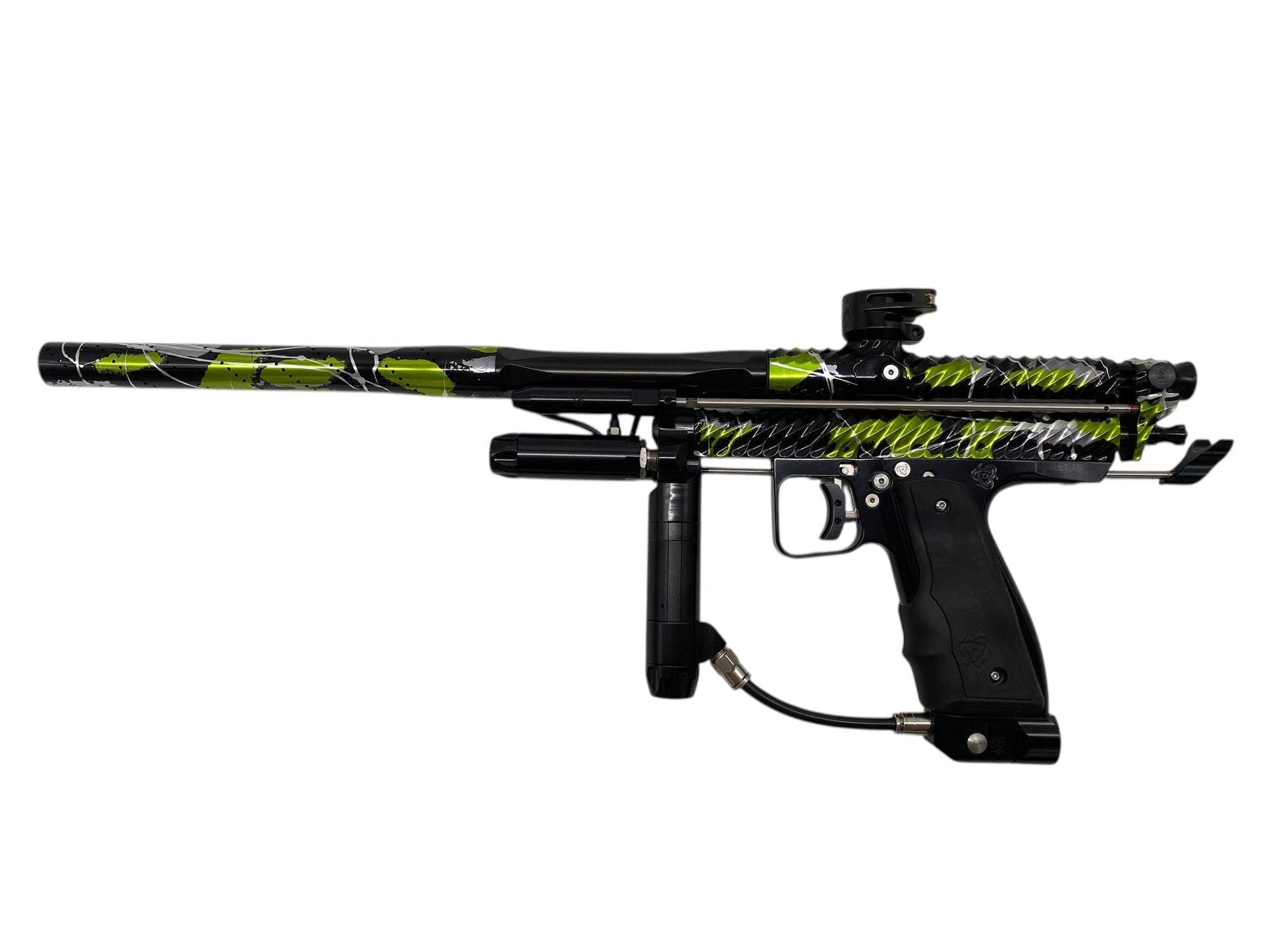 Used New Twister x Inception Auto Cocker - Polished Venom Splash ER Paintball Gun from CPXBrosPaintball Buy/Sell/Trade Paintball Markers, New Paintball Guns, Paintball Hoppers, Paintball Masks, and Hormesis Headbands