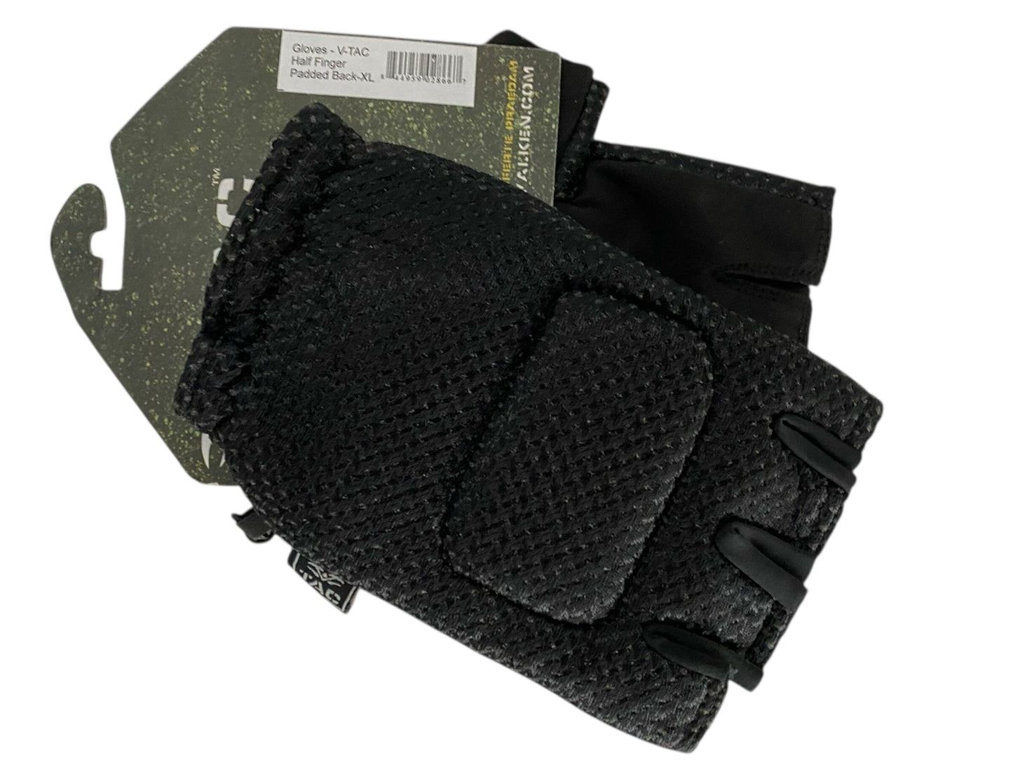 Used NEW V-TAC Half Finger Padded Back Paintball Gloves- Size XL Paintball Gun from CPXBrosPaintball Buy/Sell/Trade Paintball Markers, New Paintball Guns, Paintball Hoppers, Paintball Masks, and Hormesis Headbands