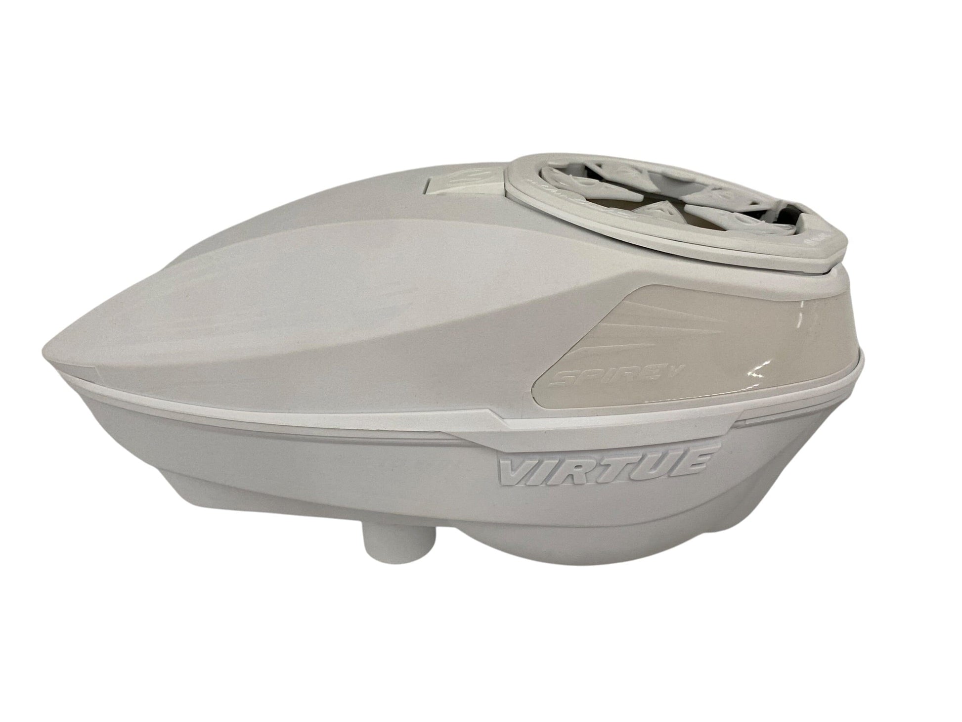 Used NEW Virtue Spire 5 Paintball Loader - Ghost (White) Paintball Gun from CPXBrosPaintball Buy/Sell/Trade Paintball Markers, New Paintball Guns, Paintball Hoppers, Paintball Masks, and Hormesis Headbands