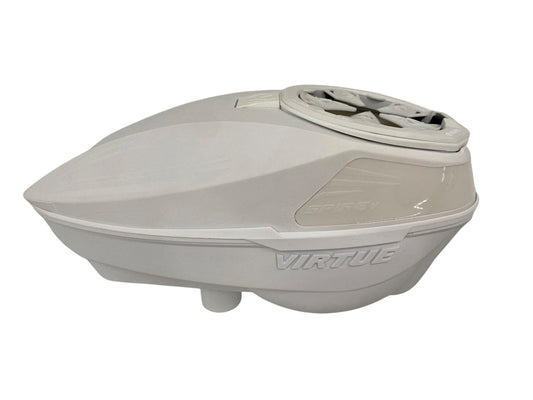 Used NEW Virtue Spire 5 Paintball Loader - Ghost (White) Paintball Gun from CPXBrosPaintball Buy/Sell/Trade Paintball Markers, New Paintball Guns, Paintball Hoppers, Paintball Masks, and Hormesis Headbands