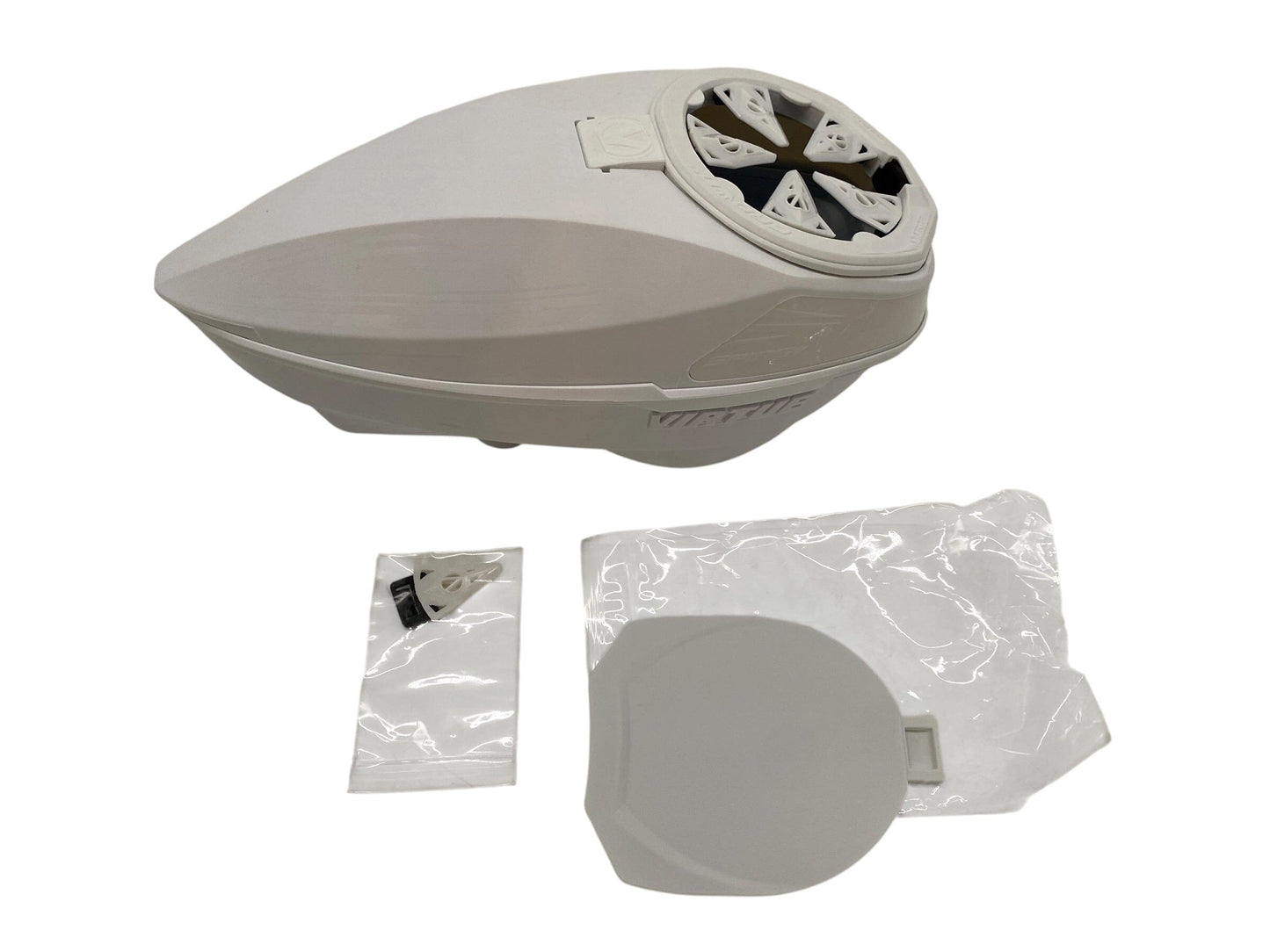Used NEW Virtue Spire 5 Paintball Loader - Ghost (White) Paintball Gun from CPXBrosPaintball Buy/Sell/Trade Paintball Markers, New Paintball Guns, Paintball Hoppers, Paintball Masks, and Hormesis Headbands