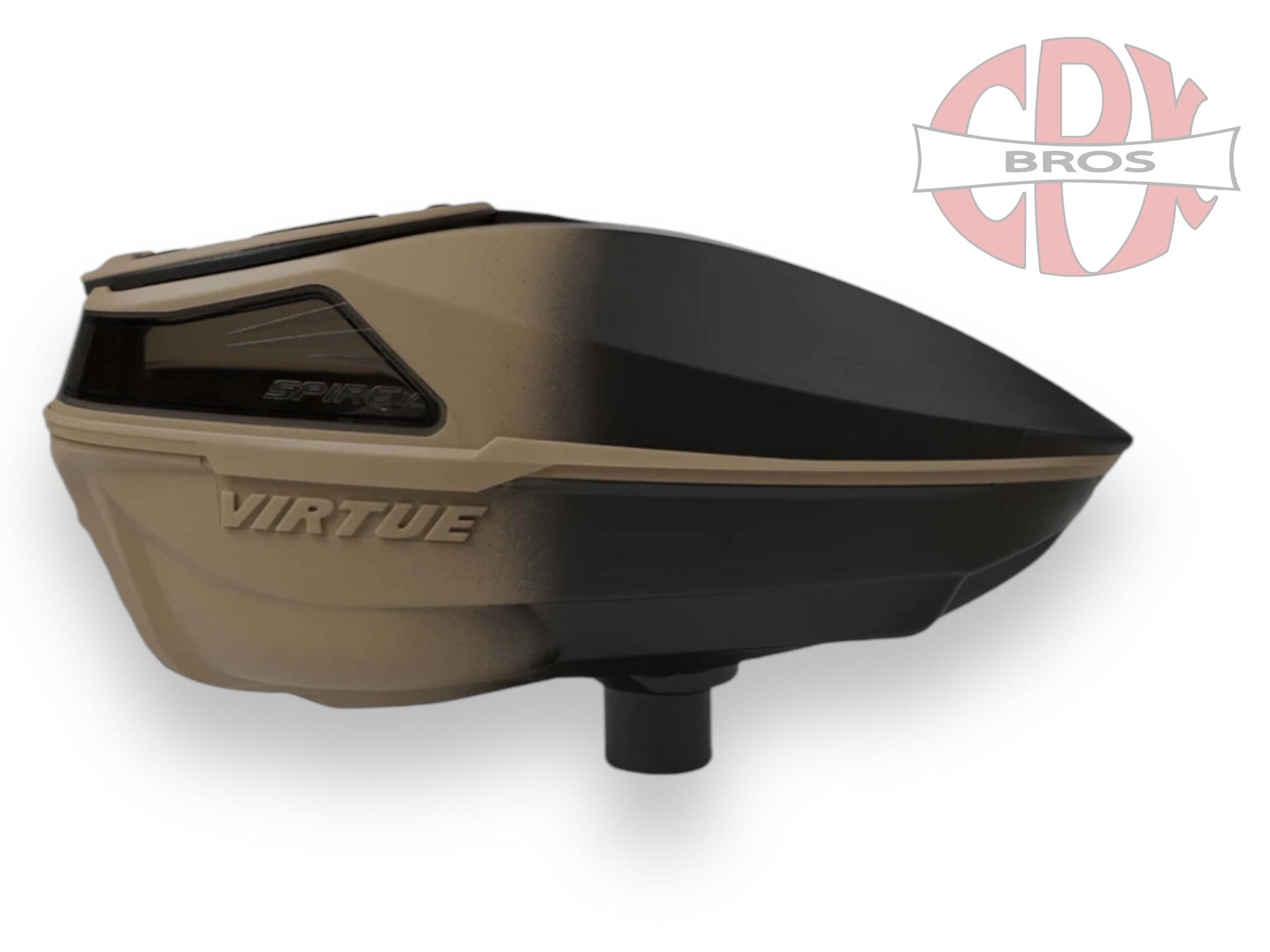 Used NEW Virtue Spire V Loader - Desert Black Fade Paintball Gun from CPXBrosPaintball Buy/Sell/Trade Paintball Markers, New Paintball Guns, Paintball Hoppers, Paintball Masks, and Hormesis Headbands