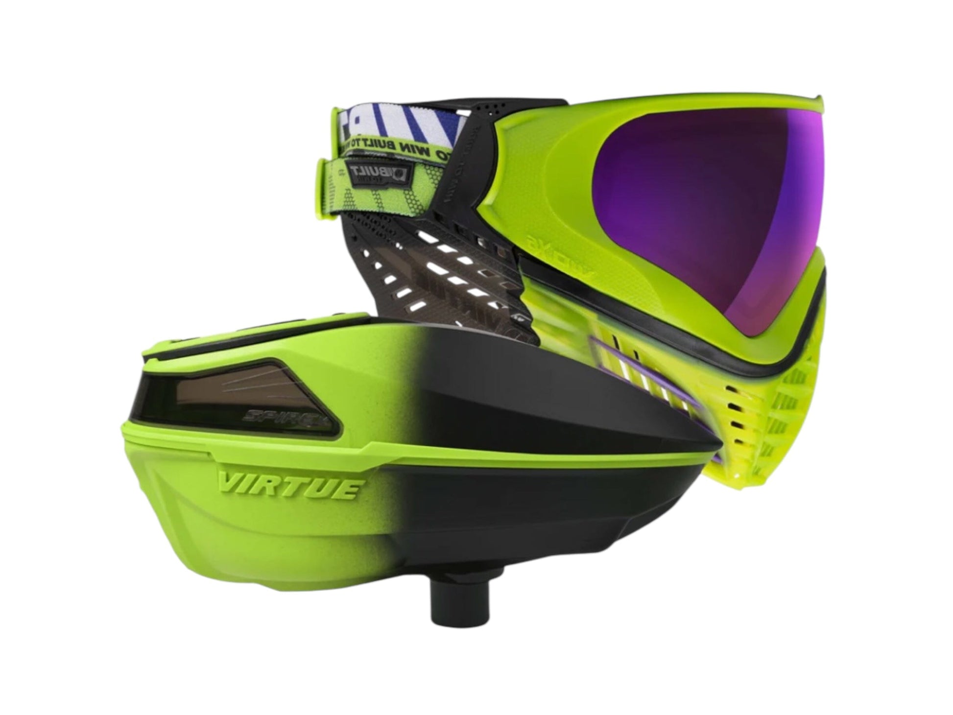 Used NEW Virtue Spire V + VIO X6 Combo - Acid Black Paintball Gun from CPXBrosPaintball Buy/Sell/Trade Paintball Markers, New Paintball Guns, Paintball Hoppers, Paintball Masks, and Hormesis Headbands
