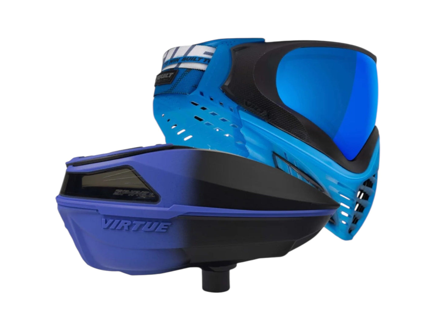 Used NEW Virtue Spire V + VIO X6 Combo - Blue Ice Paintball Gun from CPXBrosPaintball Buy/Sell/Trade Paintball Markers, New Paintball Guns, Paintball Hoppers, Paintball Masks, and Hormesis Headbands