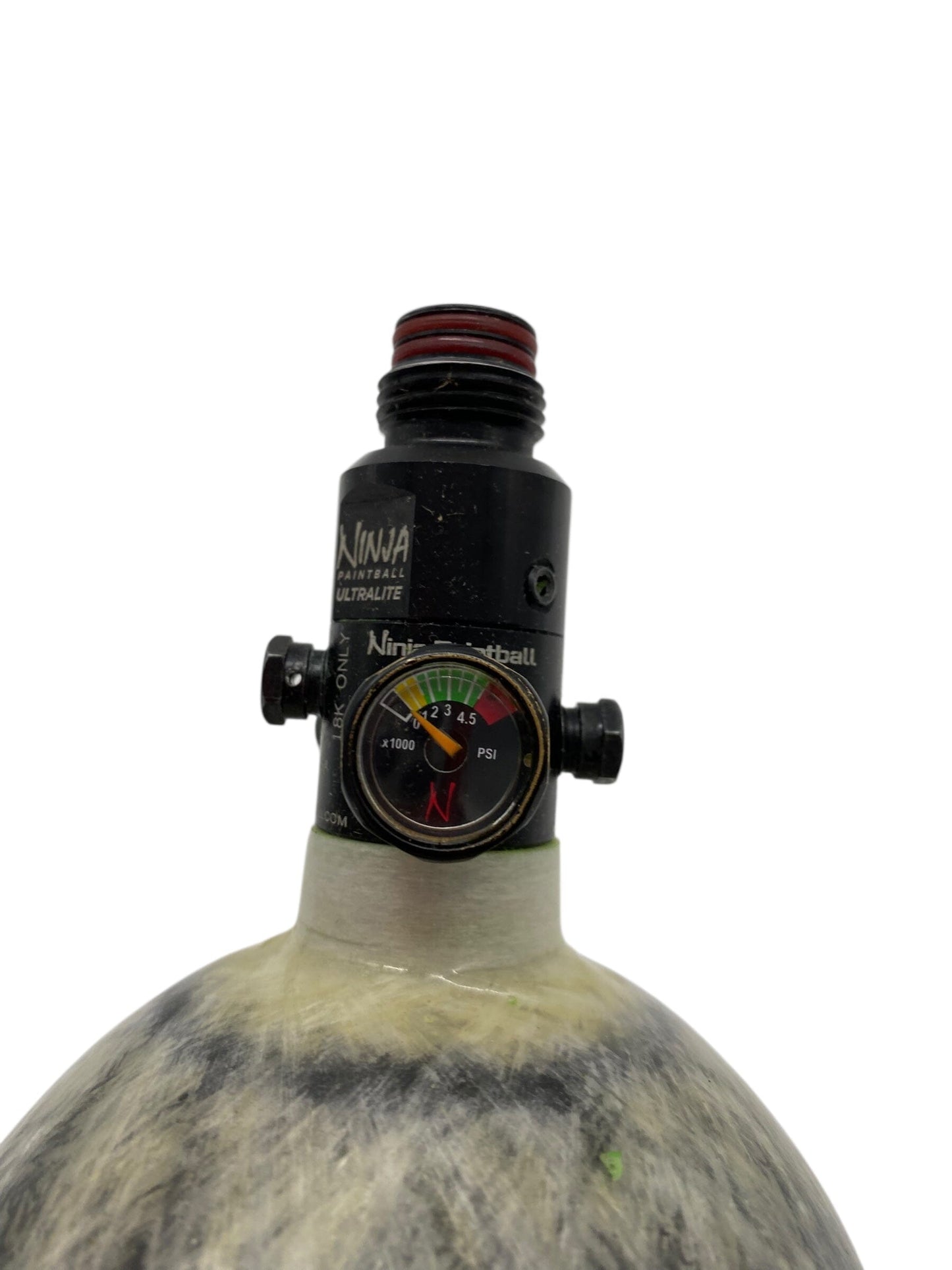 Used Ninja 50/4500 Peanut Paintball Tank Paintball Gun from CPXBrosPaintball Buy/Sell/Trade Paintball Markers, New Paintball Guns, Paintball Hoppers, Paintball Masks, and Hormesis Headbands
