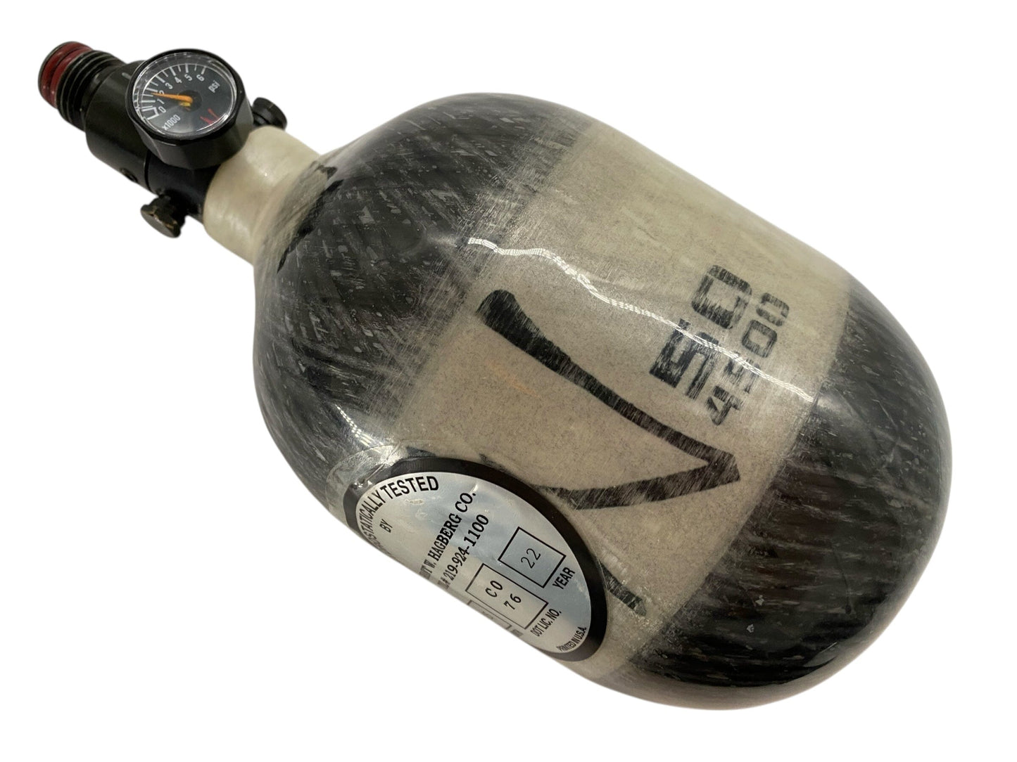 Used Ninja 50/4500 Peanut Paintball Tank Paintball Gun from CPXBrosPaintball Buy/Sell/Trade Paintball Markers, New Paintball Guns, Paintball Hoppers, Paintball Masks, and Hormesis Headbands