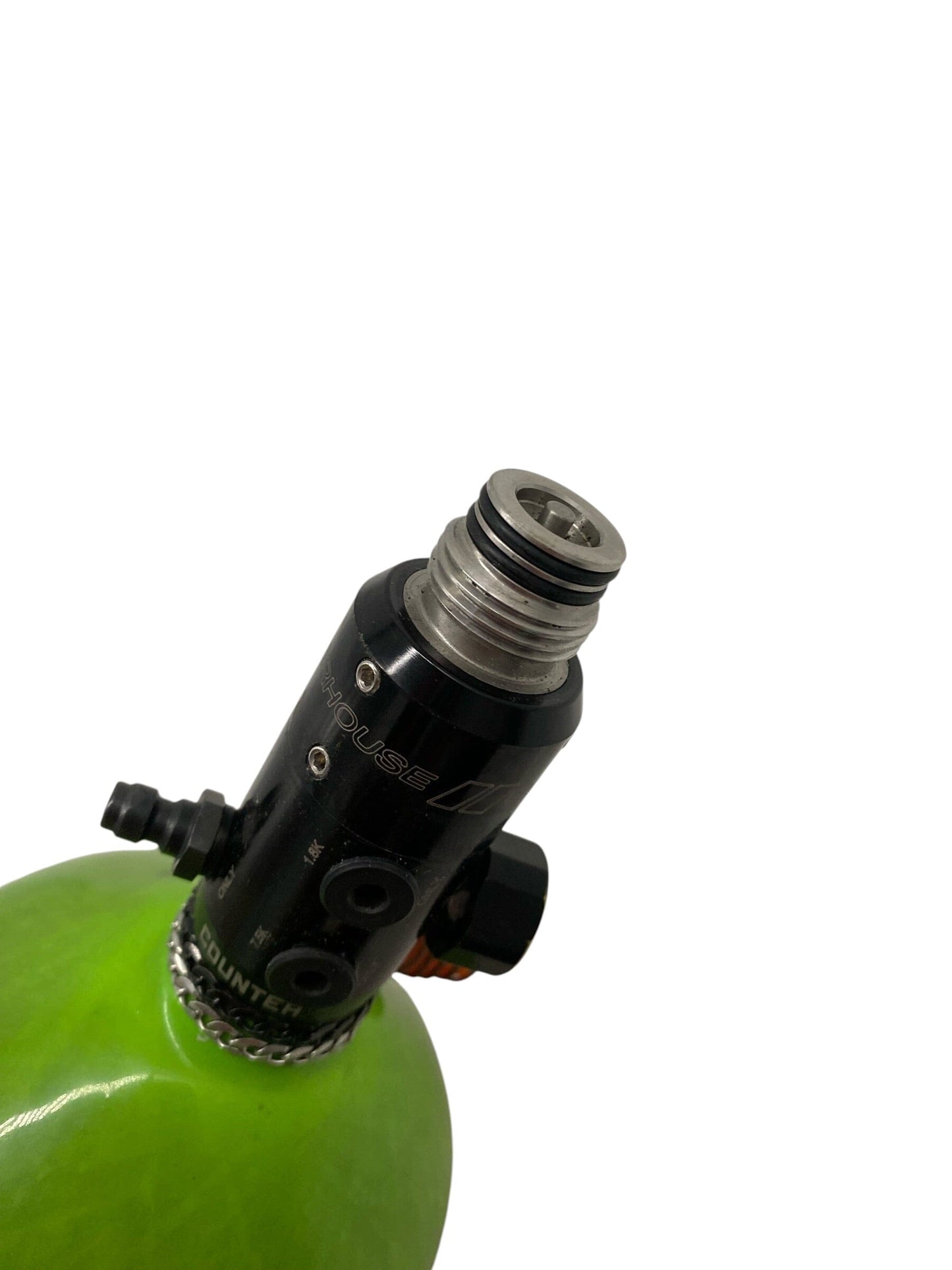 Used Ninja Lime 77CI / 4500 W/ Powerhouse Counterpunch Reg Paintball Gun from CPXBrosPaintball Buy/Sell/Trade Paintball Markers, New Paintball Guns, Paintball Hoppers, Paintball Masks, and Hormesis Headbands