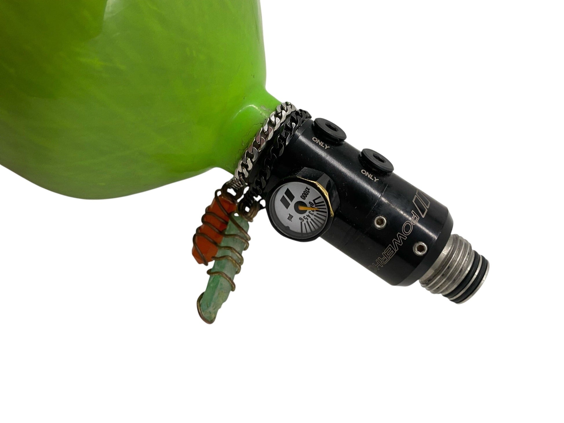 Used Ninja Lime 77CI / 4500 W/ Powerhouse Counterpunch Reg Paintball Gun from CPXBrosPaintball Buy/Sell/Trade Paintball Markers, New Paintball Guns, Paintball Hoppers, Paintball Masks, and Hormesis Headbands