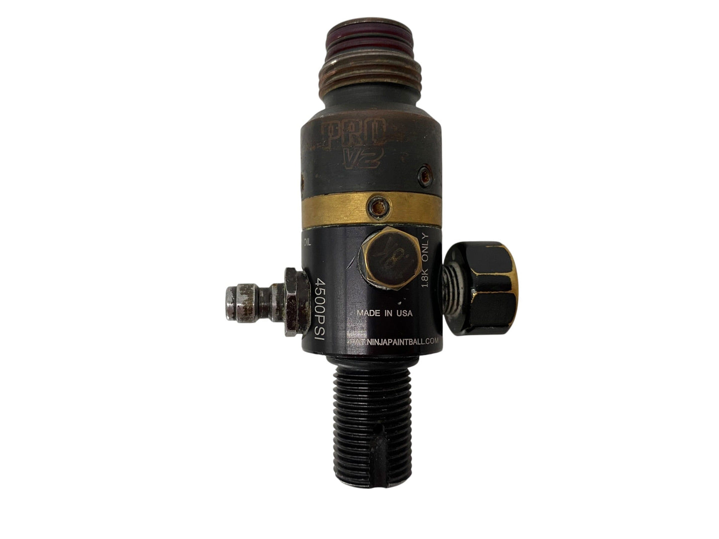 Used Ninja Pro V2 Series Tank Regulator - 4500 PSI Paintball Gun from CPXBrosPaintball Buy/Sell/Trade Paintball Markers, New Paintball Guns, Paintball Hoppers, Paintball Masks, and Hormesis Headbands