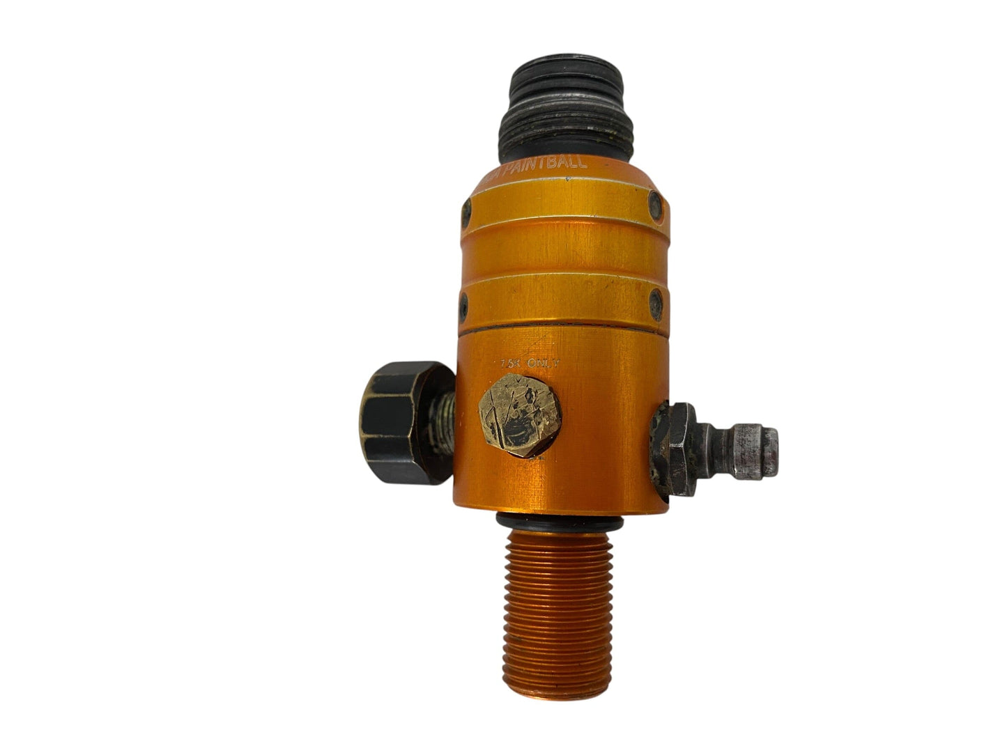 Used Ninja Pro V3 Adjustable Tank Regulator Orange Paintball Gun from CPXBrosPaintball Buy/Sell/Trade Paintball Markers, New Paintball Guns, Paintball Hoppers, Paintball Masks, and Hormesis Headbands