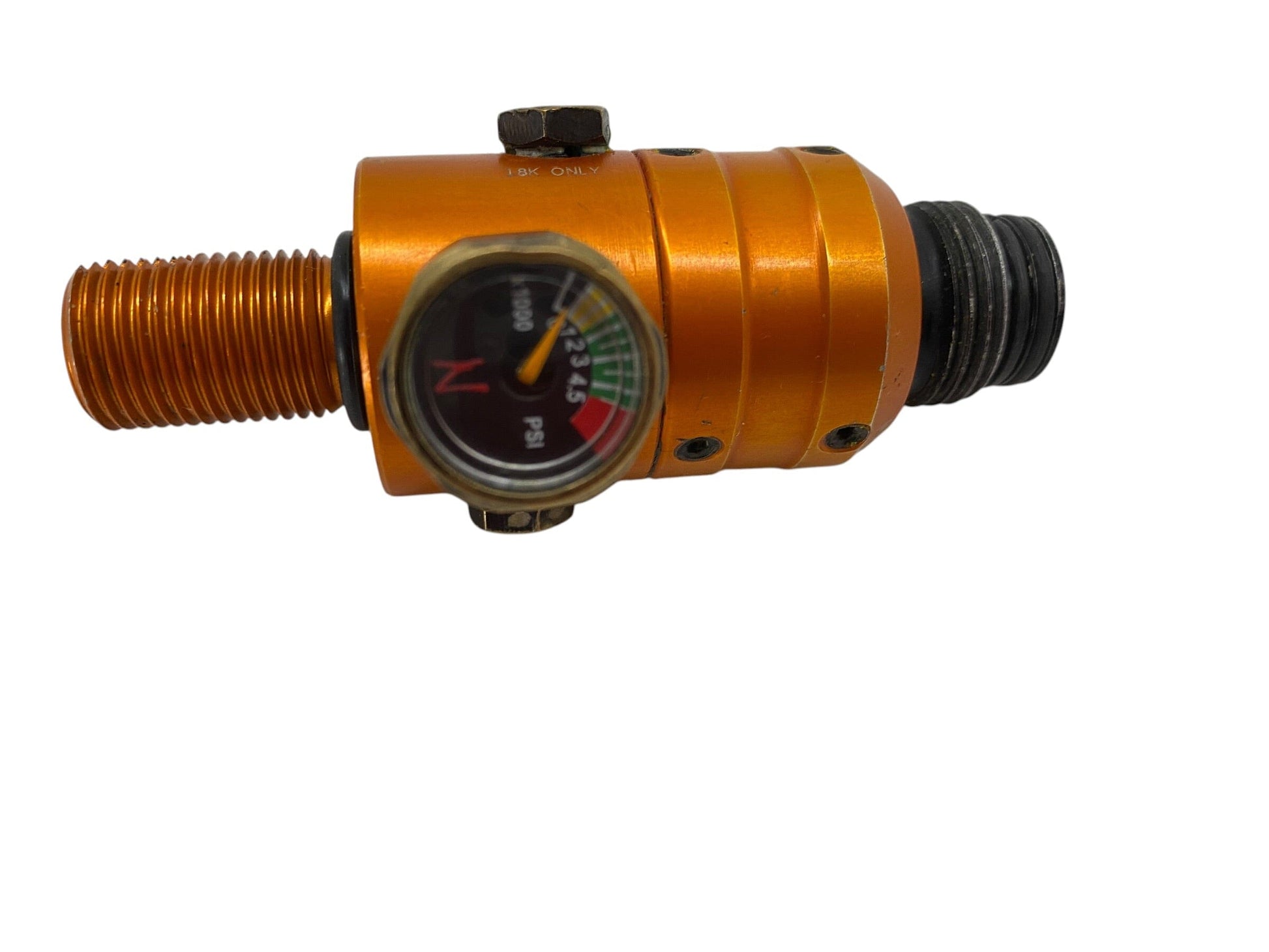 Used Ninja Pro V3 Adjustable Tank Regulator Orange Paintball Gun from CPXBrosPaintball Buy/Sell/Trade Paintball Markers, New Paintball Guns, Paintball Hoppers, Paintball Masks, and Hormesis Headbands