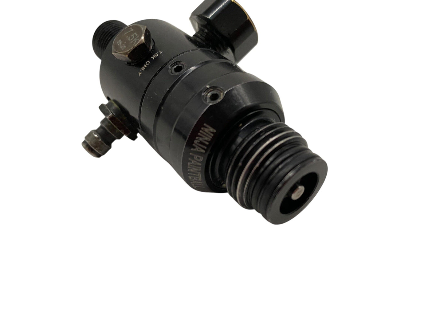 Used Ninja ProV3 4500 PSI EXT Regulator - Blackout Aluminum Bonnet Paintball Gun from CPXBrosPaintball Buy/Sell/Trade Paintball Markers, New Paintball Guns, Paintball Hoppers, Paintball Masks, and Hormesis Headbands