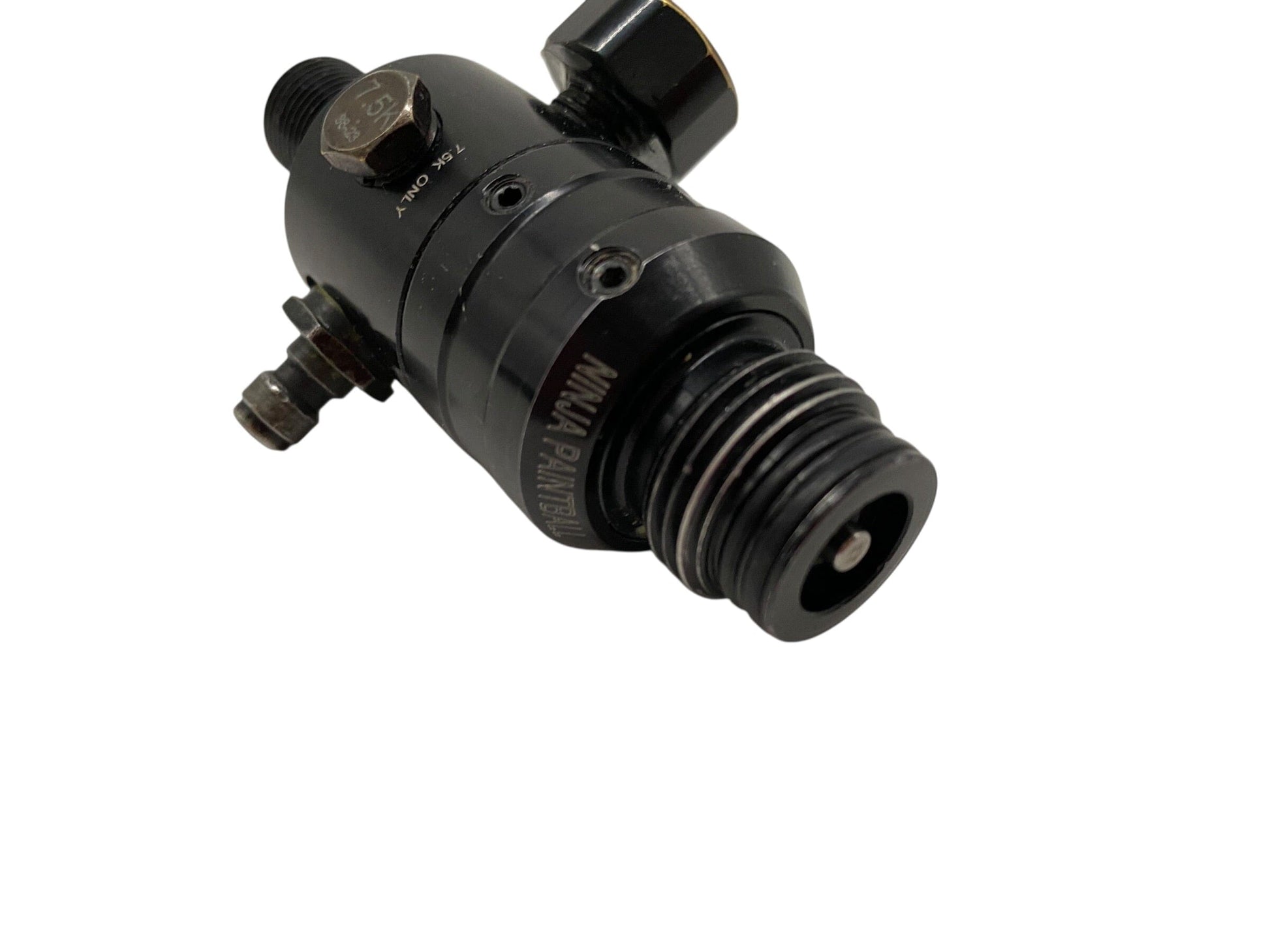 Used Ninja ProV3 4500 PSI EXT Regulator - Blackout Aluminum Bonnet Paintball Gun from CPXBrosPaintball Buy/Sell/Trade Paintball Markers, New Paintball Guns, Paintball Hoppers, Paintball Masks, and Hormesis Headbands