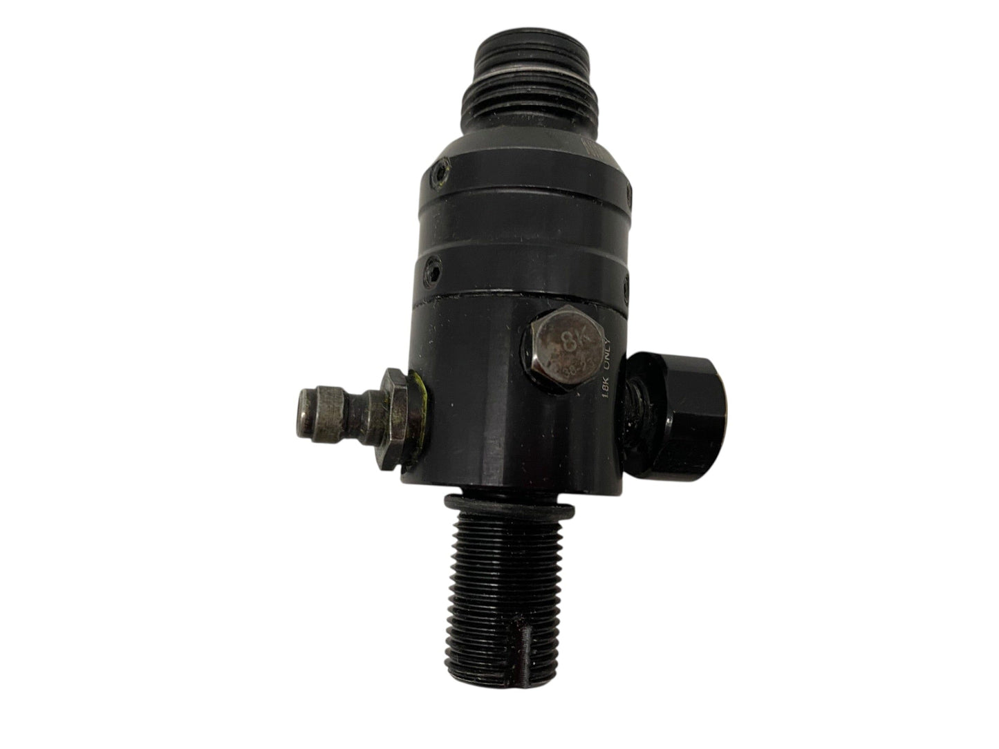 Used Ninja ProV3 4500 PSI EXT Regulator - Blackout Aluminum Bonnet Paintball Gun from CPXBrosPaintball Buy/Sell/Trade Paintball Markers, New Paintball Guns, Paintball Hoppers, Paintball Masks, and Hormesis Headbands